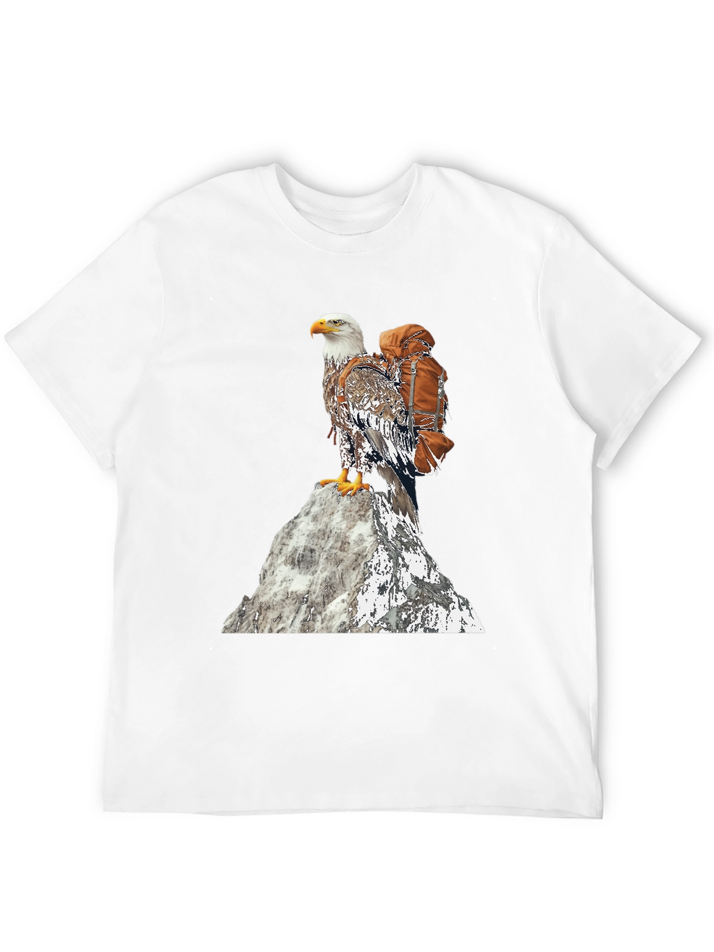 Eagle on Mountain T-Shirt - Adventure Ready!