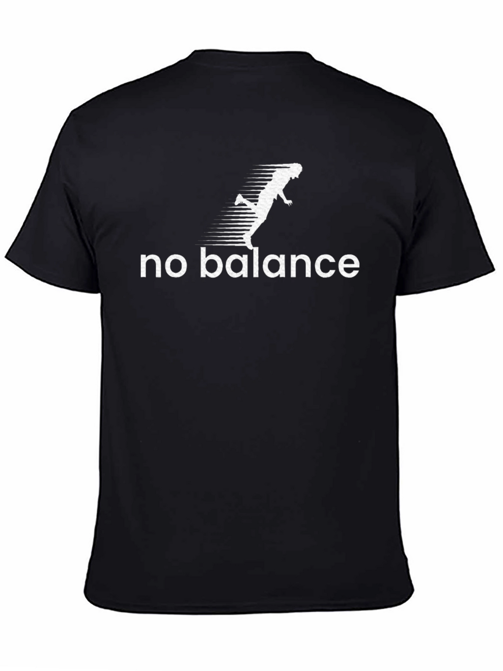 No Balance Graphic Tee - Funny Running T-Shirt