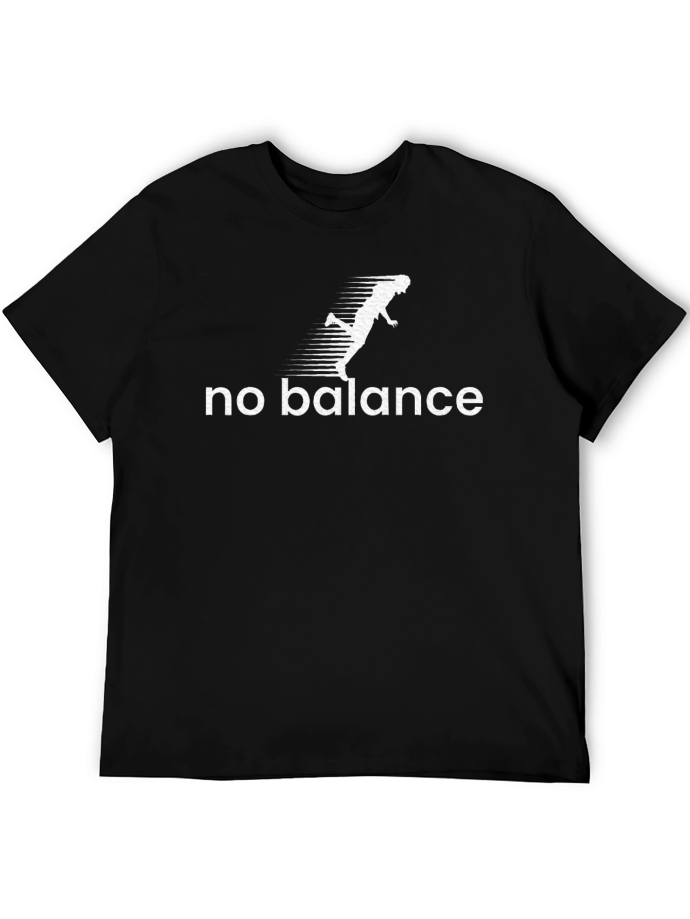 No Balance Graphic Tee - Funny Running T-Shirt