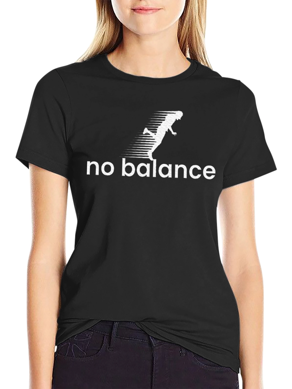 No Balance Graphic Tee - Funny Running T-Shirt