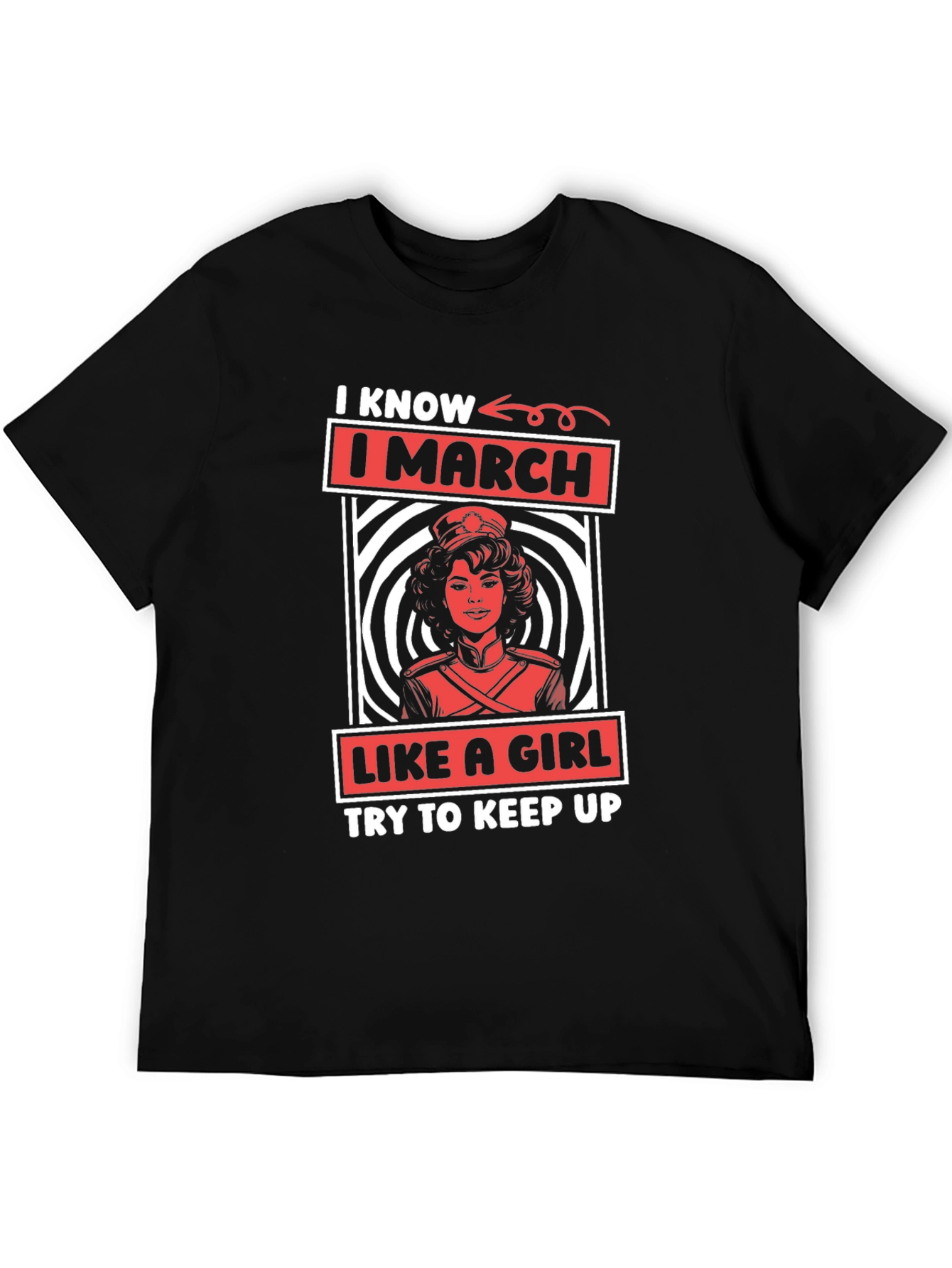 I March Like A Girl Graphic Tee