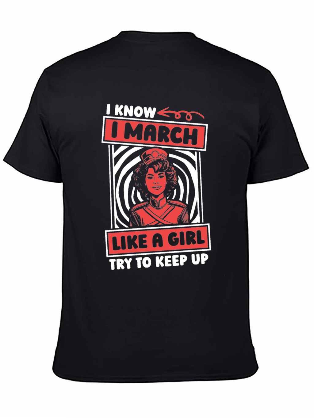 I March Like A Girl Graphic Tee