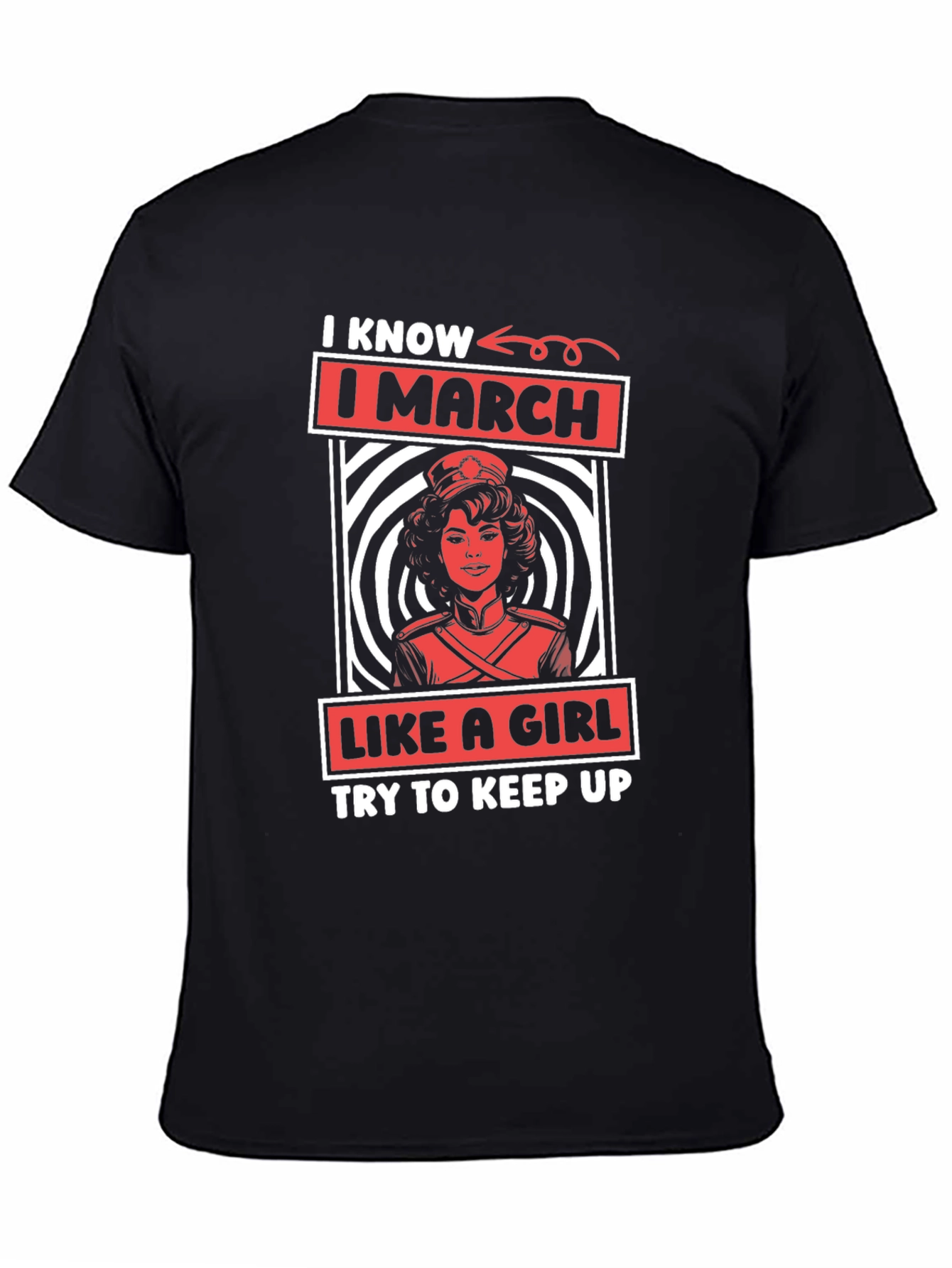 I March Like A Girl Graphic Tee