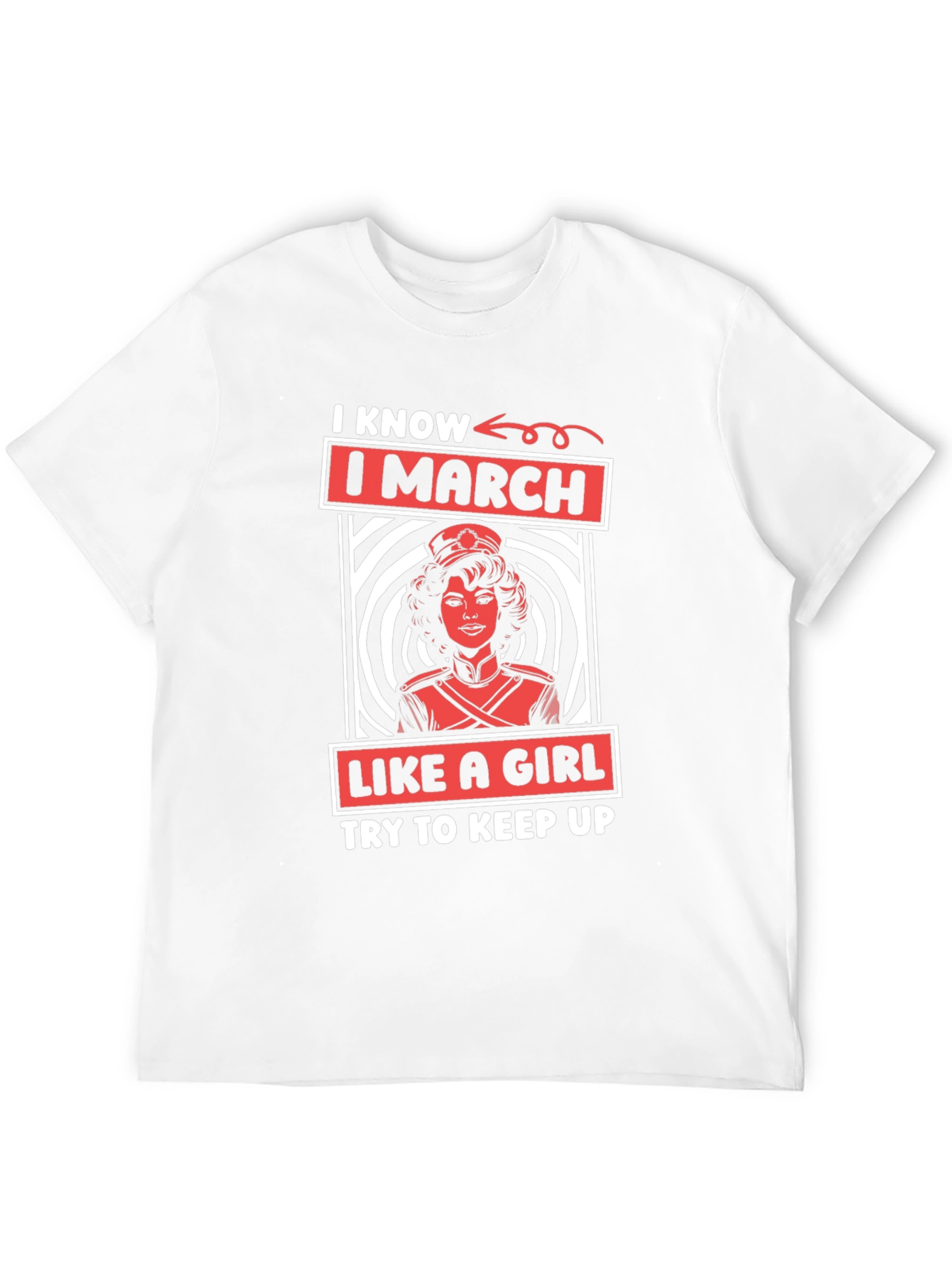 I March Like A Girl Graphic Tee
