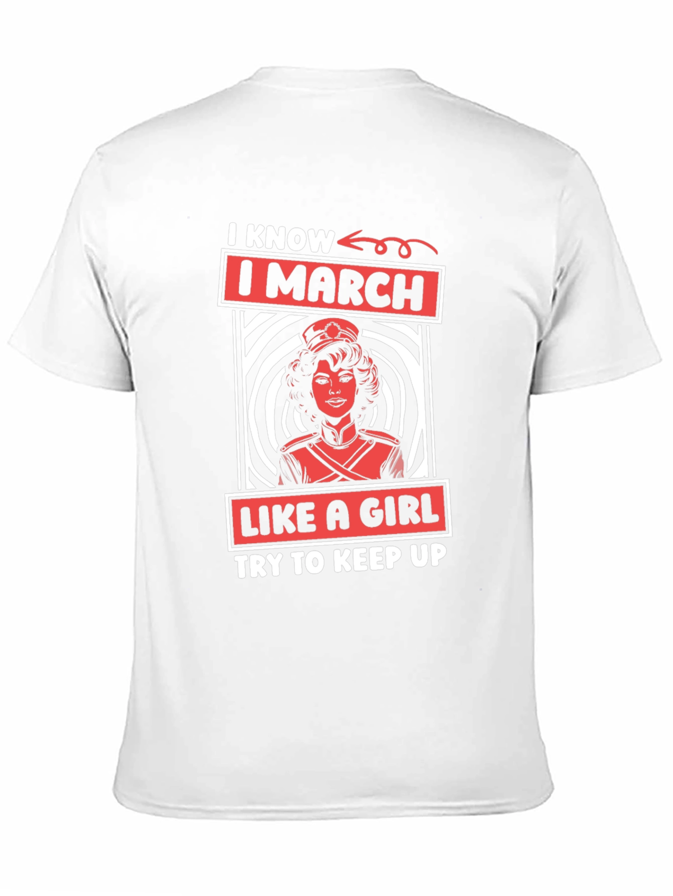 I March Like A Girl Graphic Tee