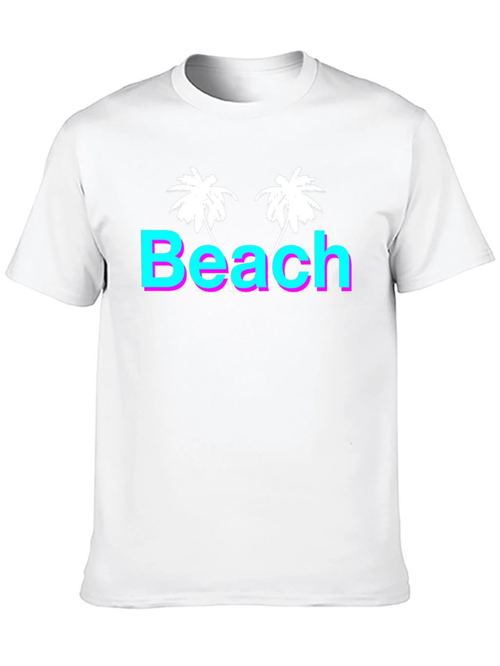 Beach Palm Tree T-Shirt - Retro Summer Vibes