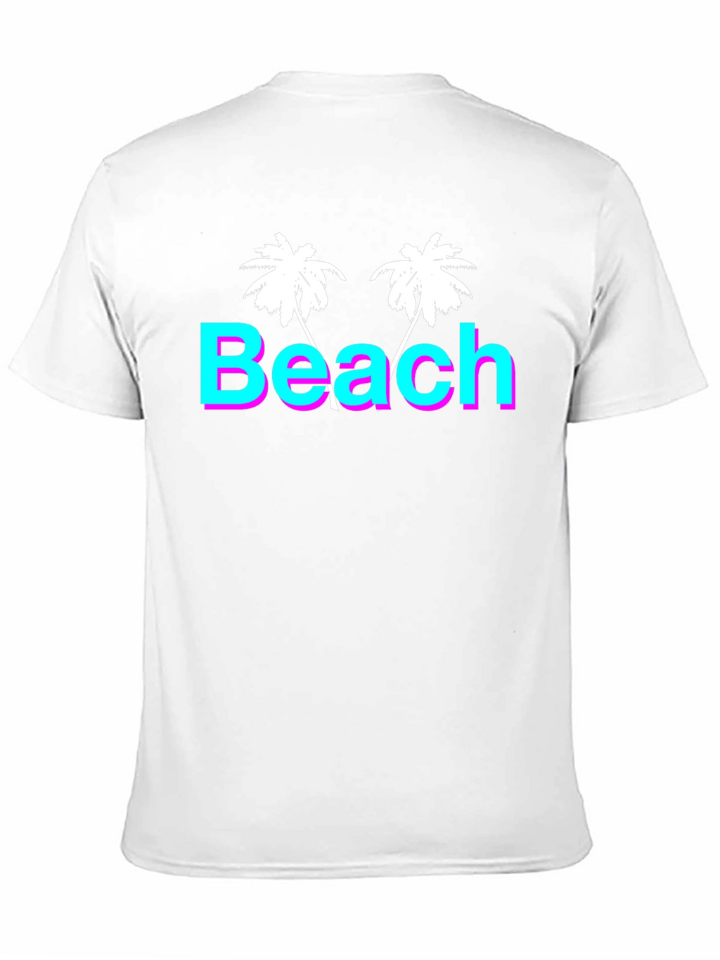 Beach Palm Tree T-Shirt - Retro Summer Vibes