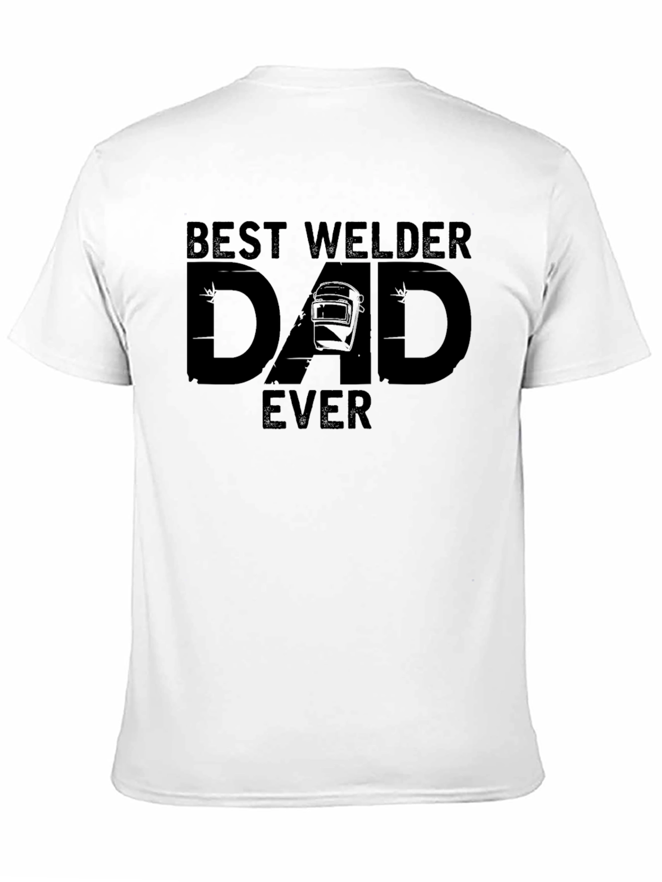 Best Welder Dad Ever Black T-Shirt