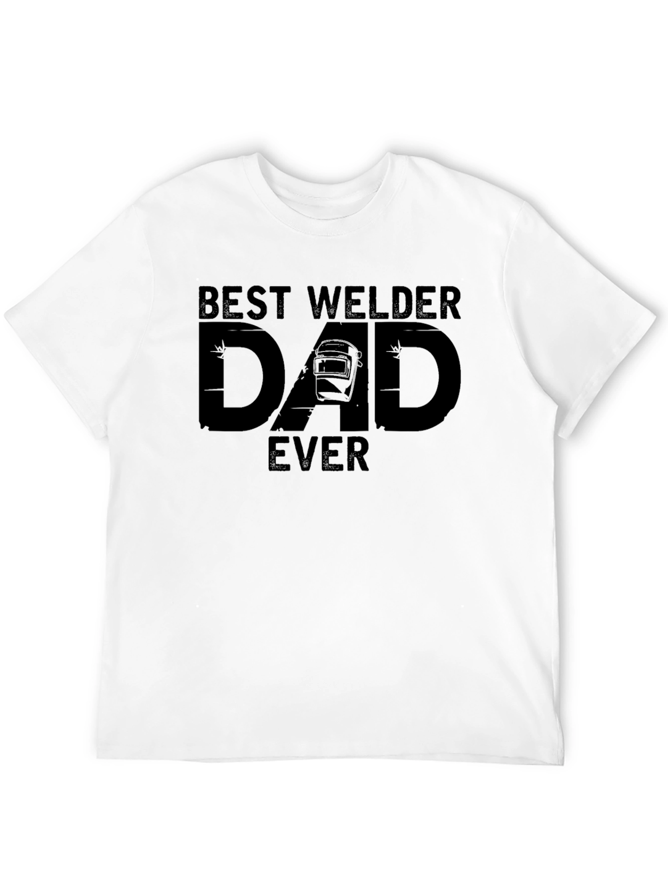 Best Welder Dad Ever Black T-Shirt