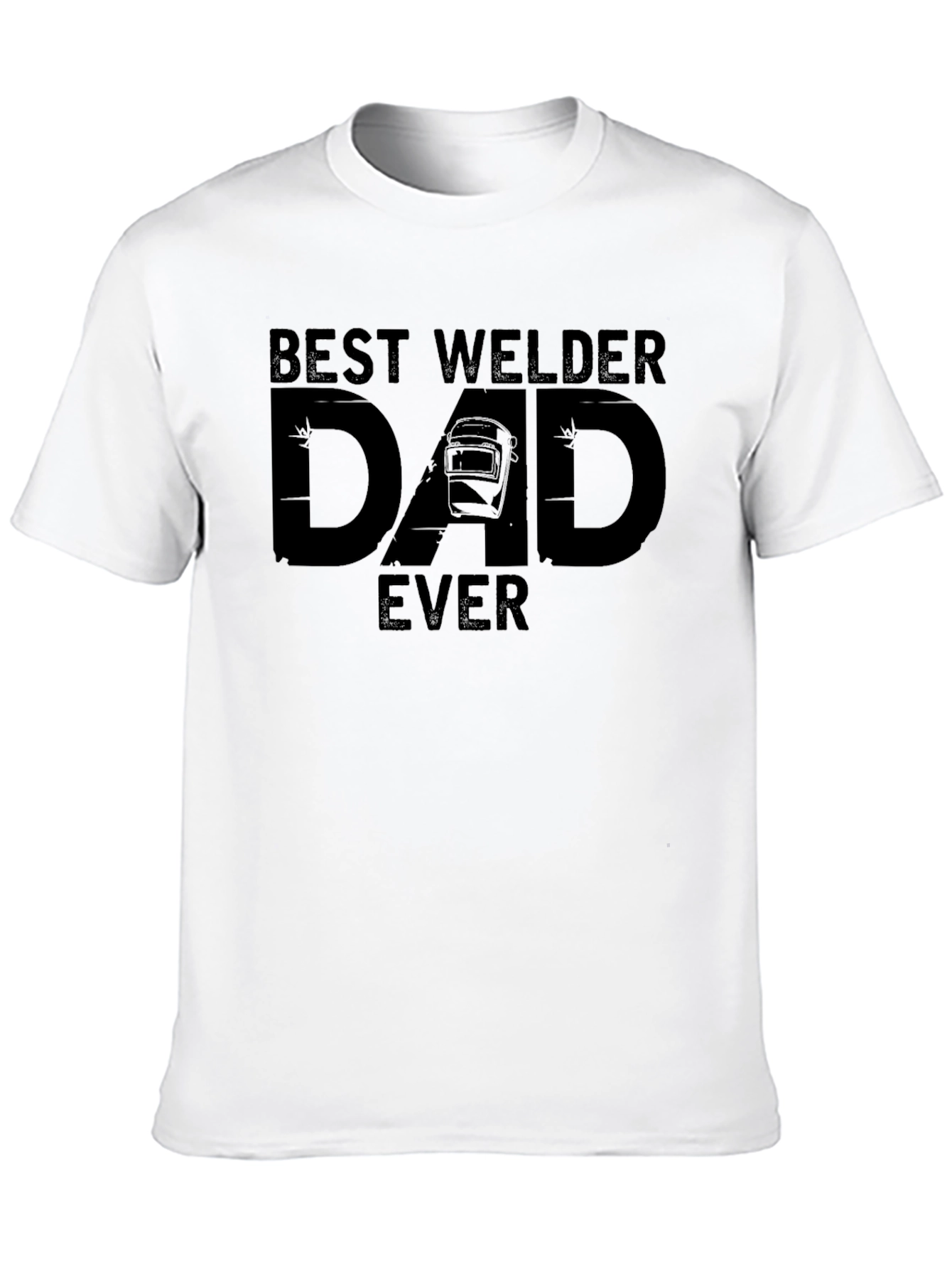 Best Welder Dad Ever Black T-Shirt