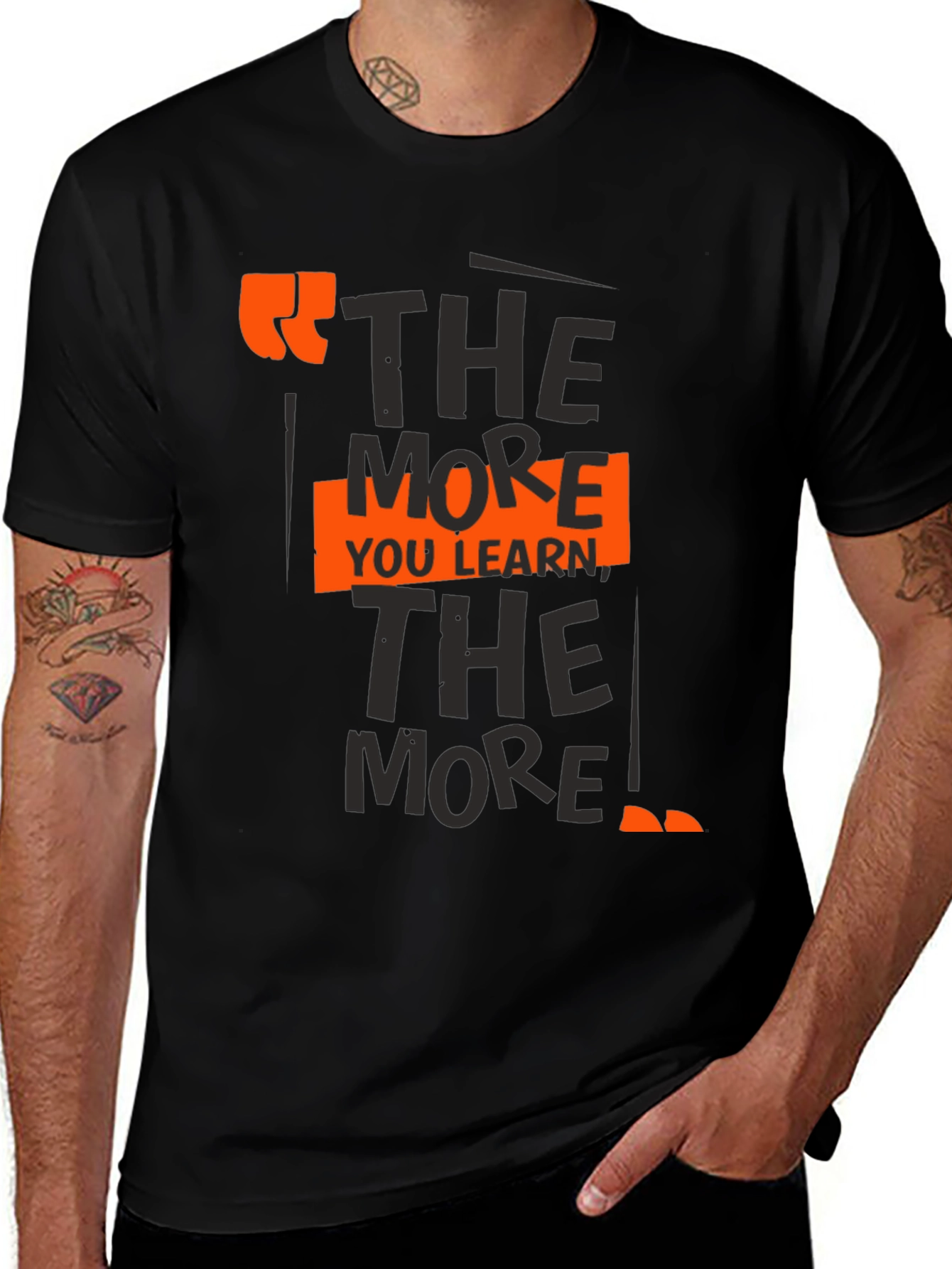 The More You Learn T-Shirt