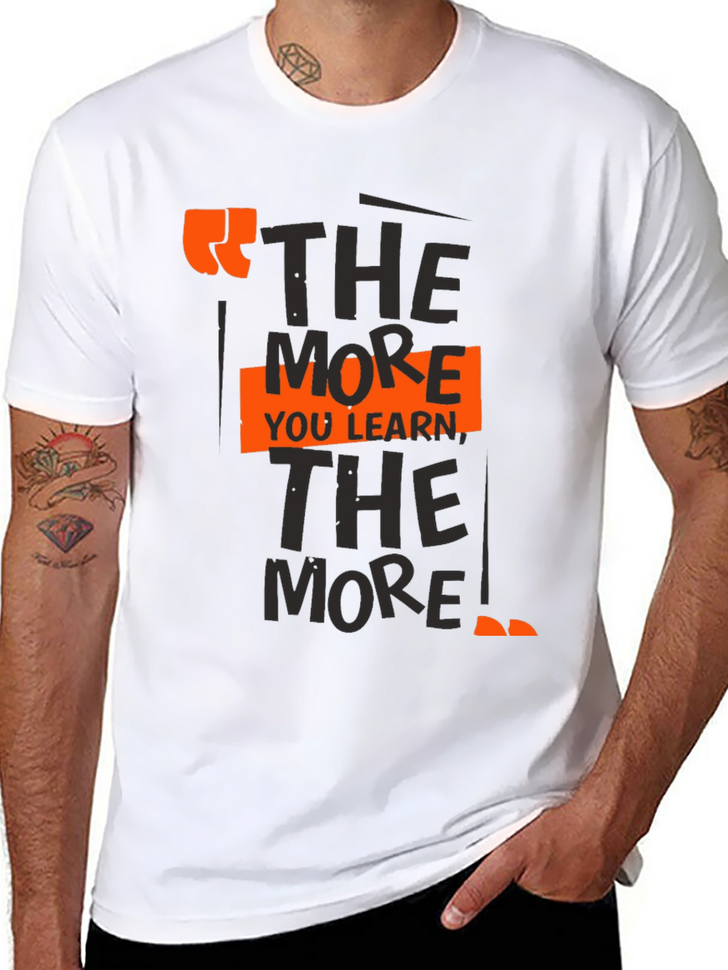 The More You Learn T-Shirt