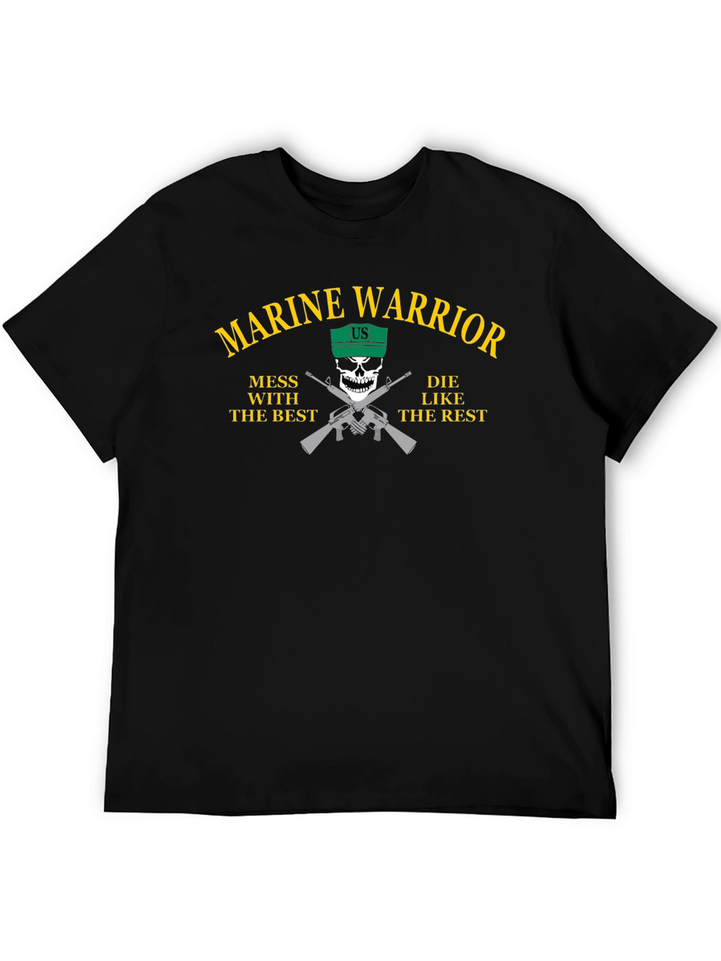 Marine Warrior T-Shirt - Mess With The Best