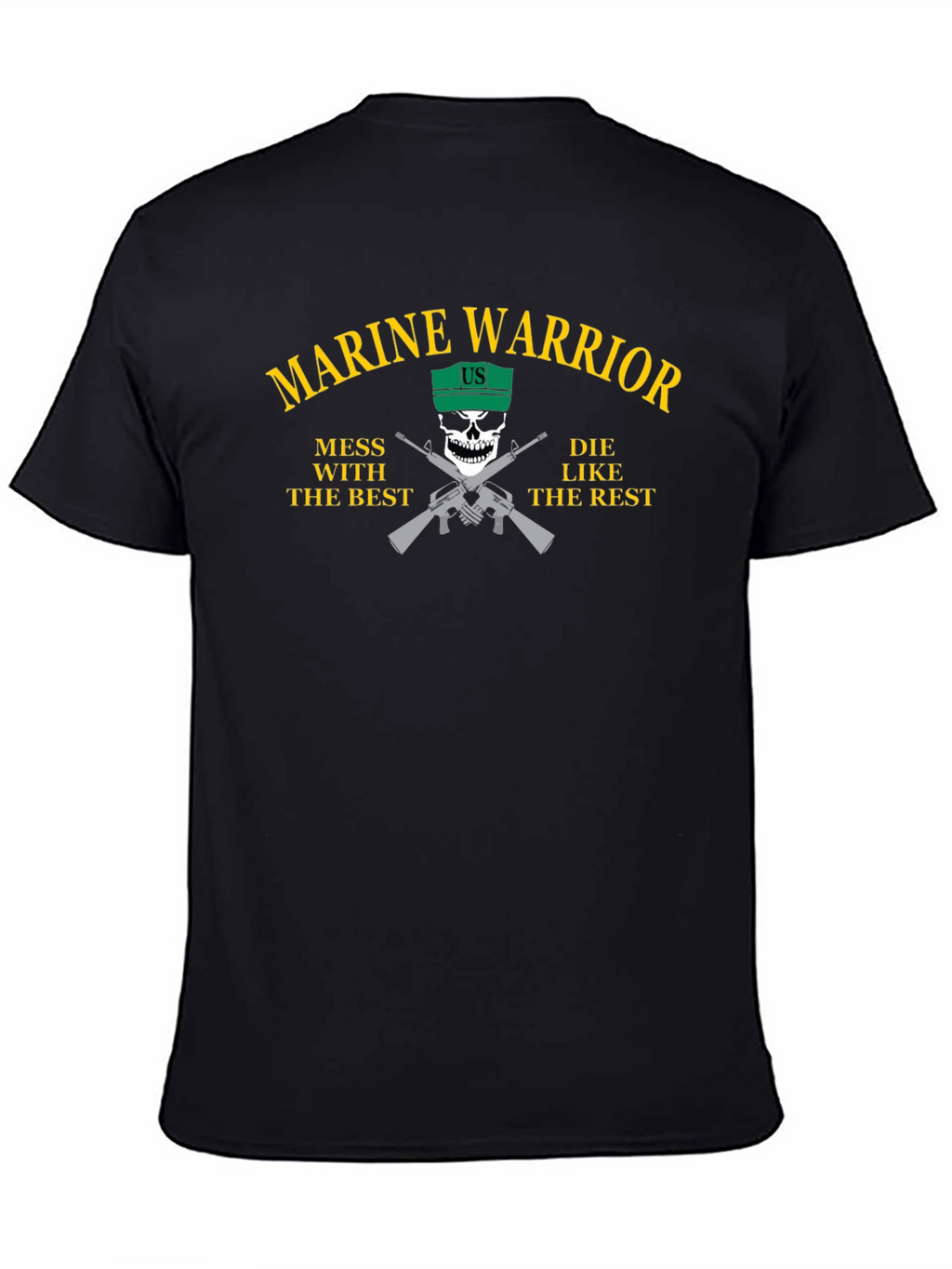 Marine Warrior T-Shirt - Mess With The Best