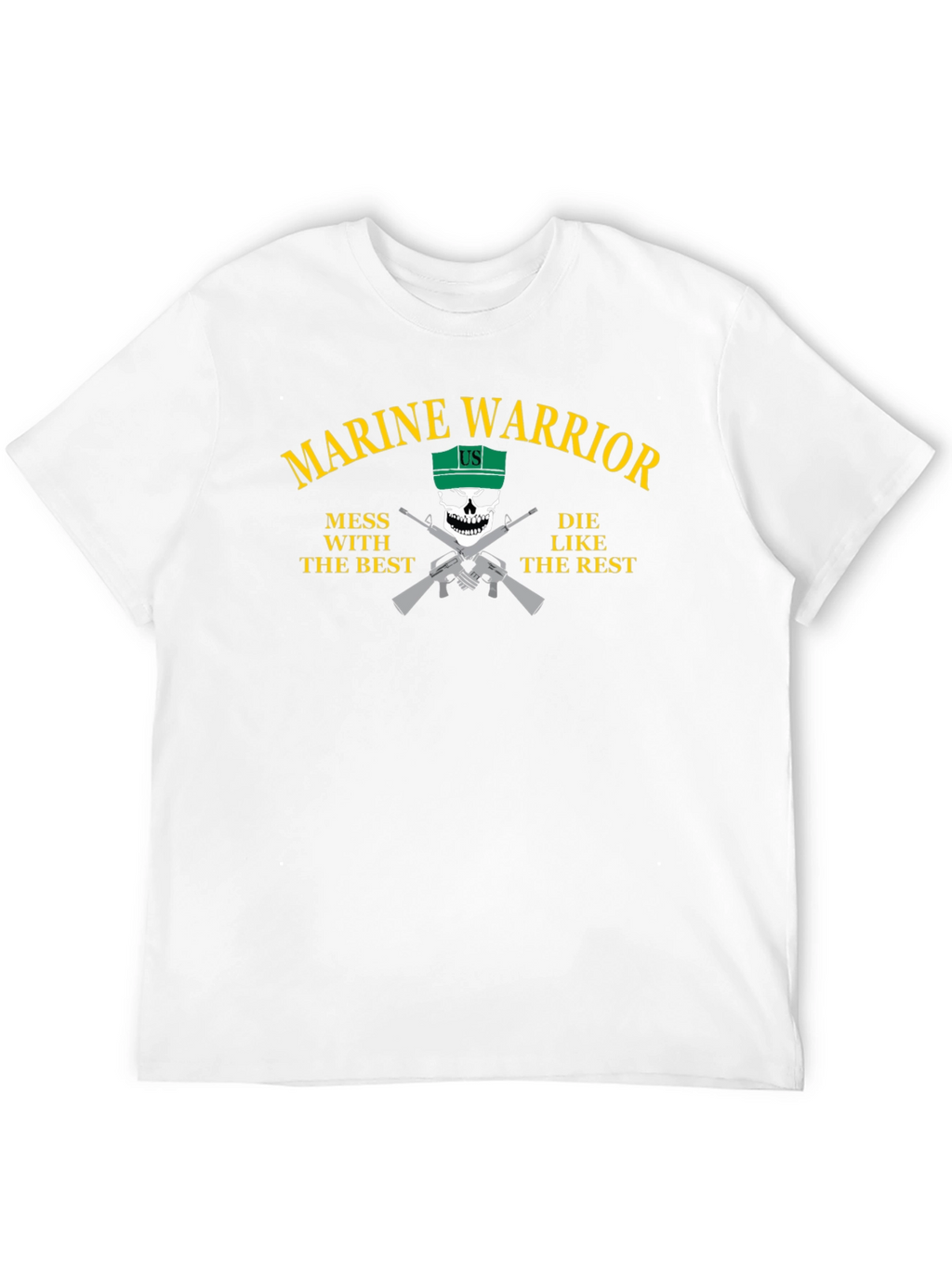 Marine Warrior T-Shirt - Mess With The Best