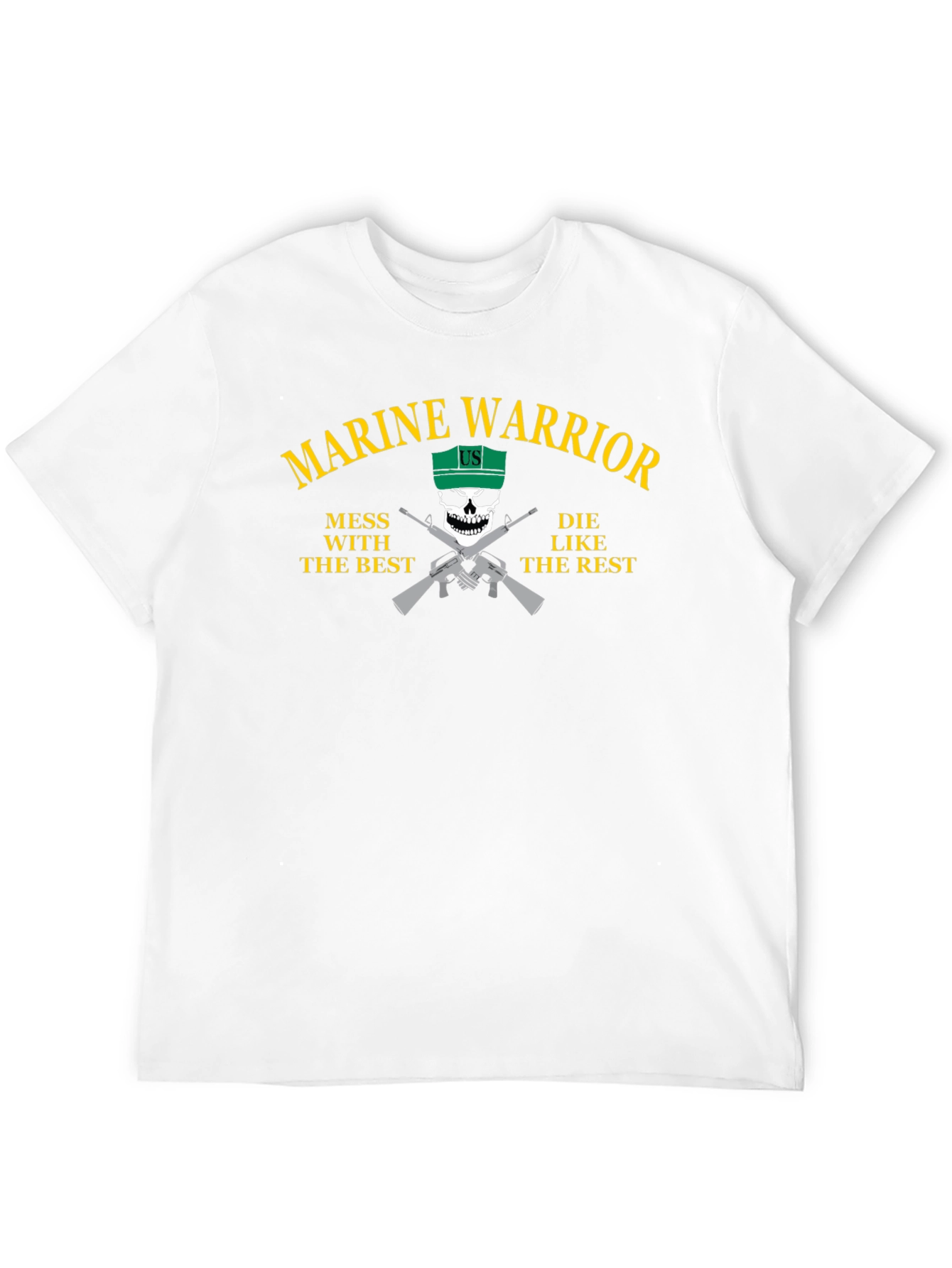 Marine Warrior T-Shirt - Mess With The Best