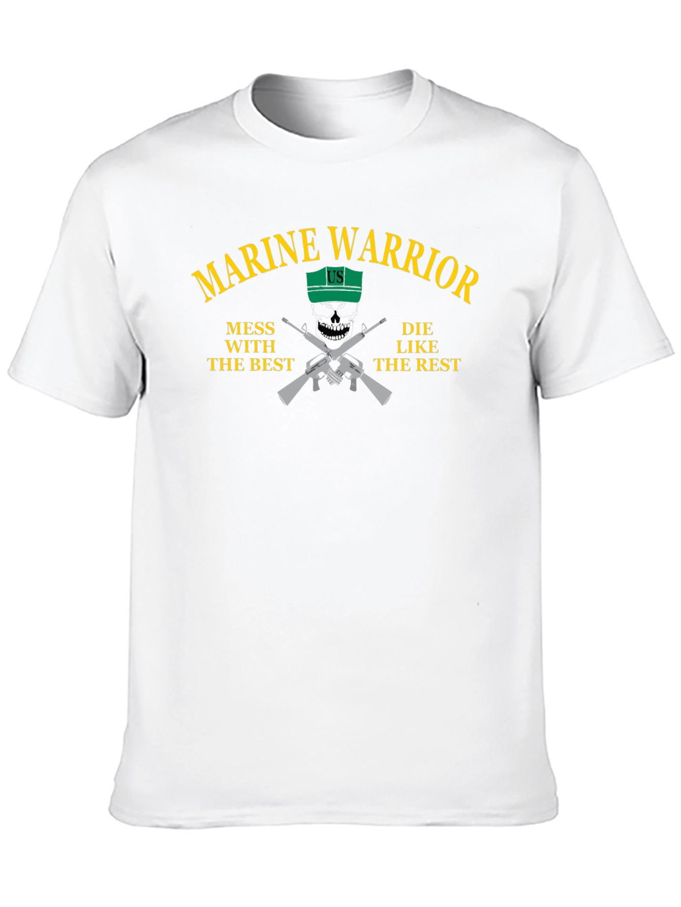 Marine Warrior T-Shirt - Mess With The Best