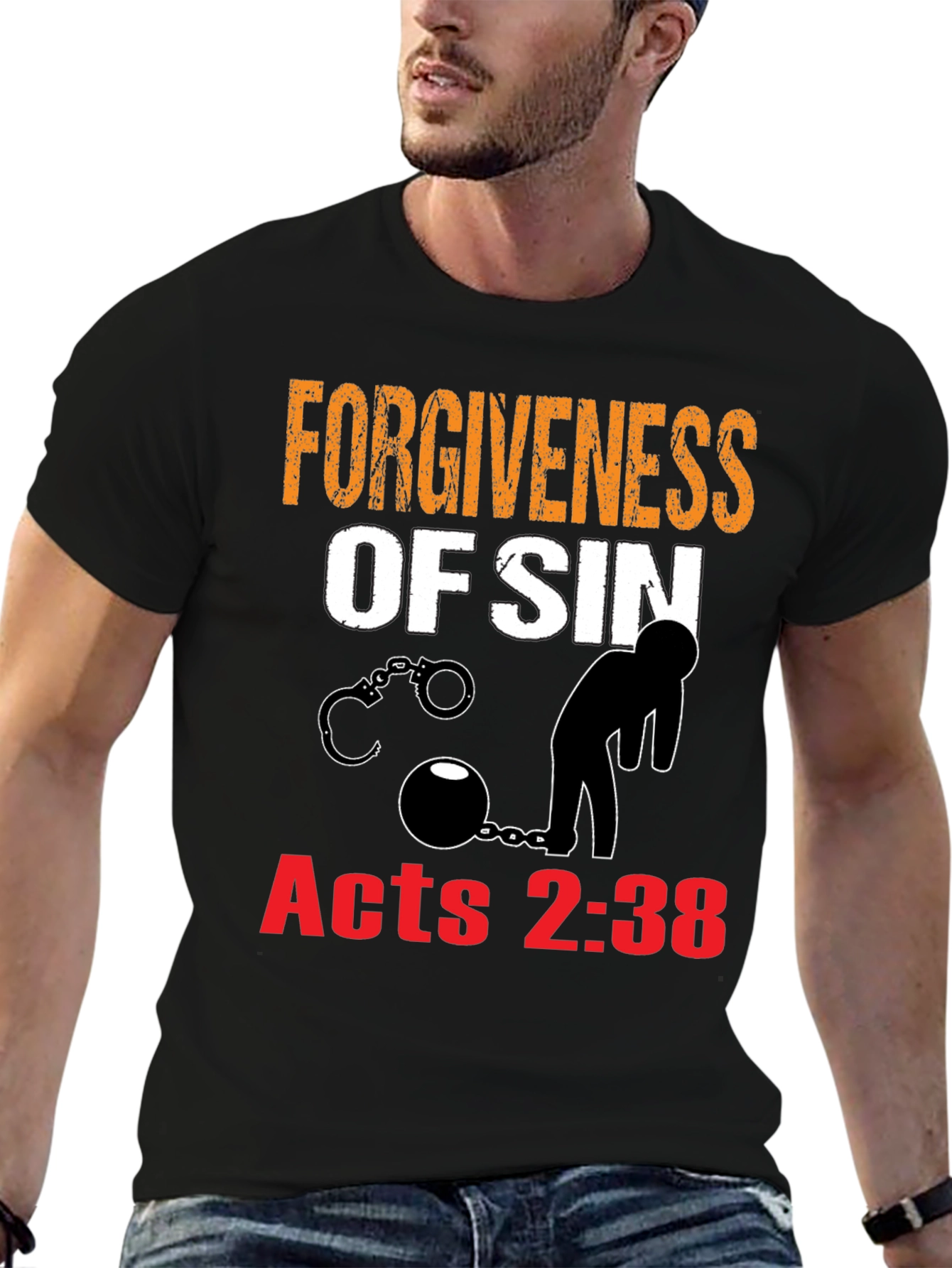 Forgiveness of Sin Graphic Tee - Acts 2:38