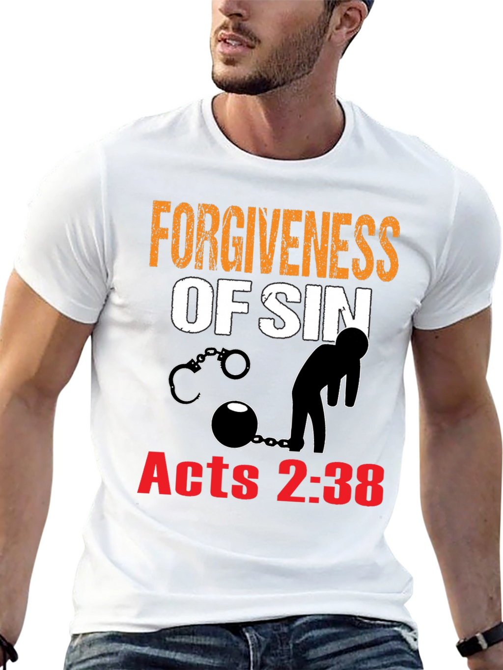 Forgiveness of Sin Graphic Tee - Acts 2:38