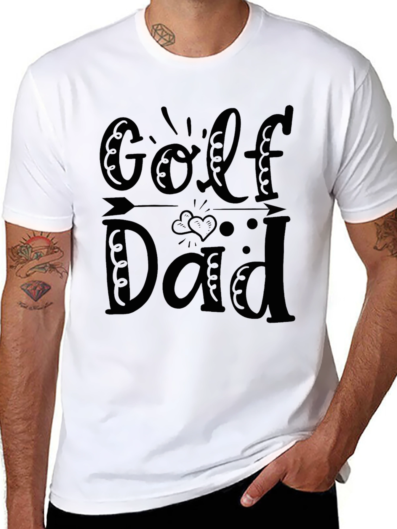 Golf Dad Graphic T-Shirt - Perfect for Golfing Fathers!