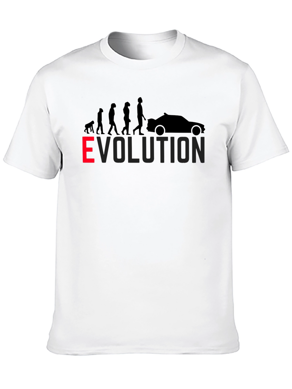 Evolution of Car T-Shirt - Black Mens Graphic Tee