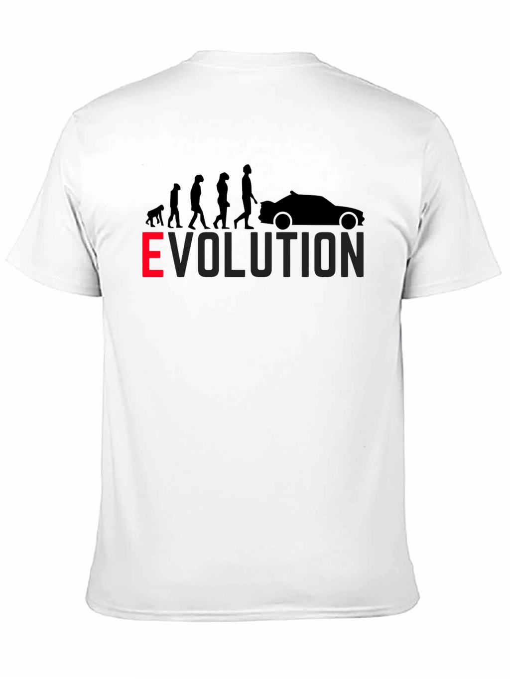 Evolution of Car T-Shirt - Black Mens Graphic Tee