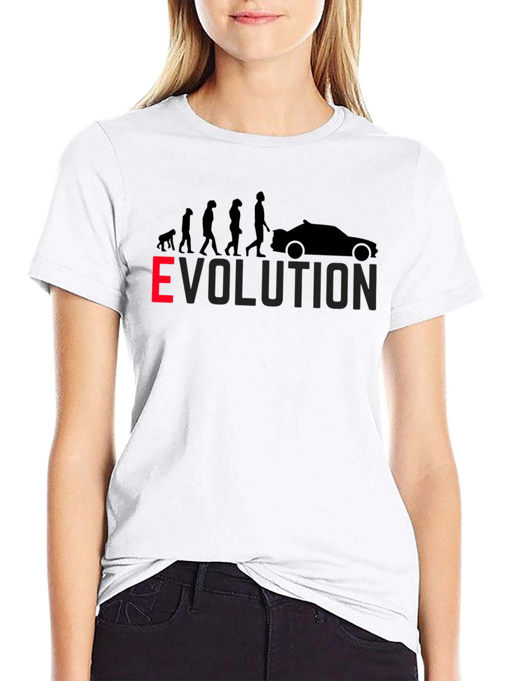 Evolution of Car T-Shirt - Black Mens Graphic Tee