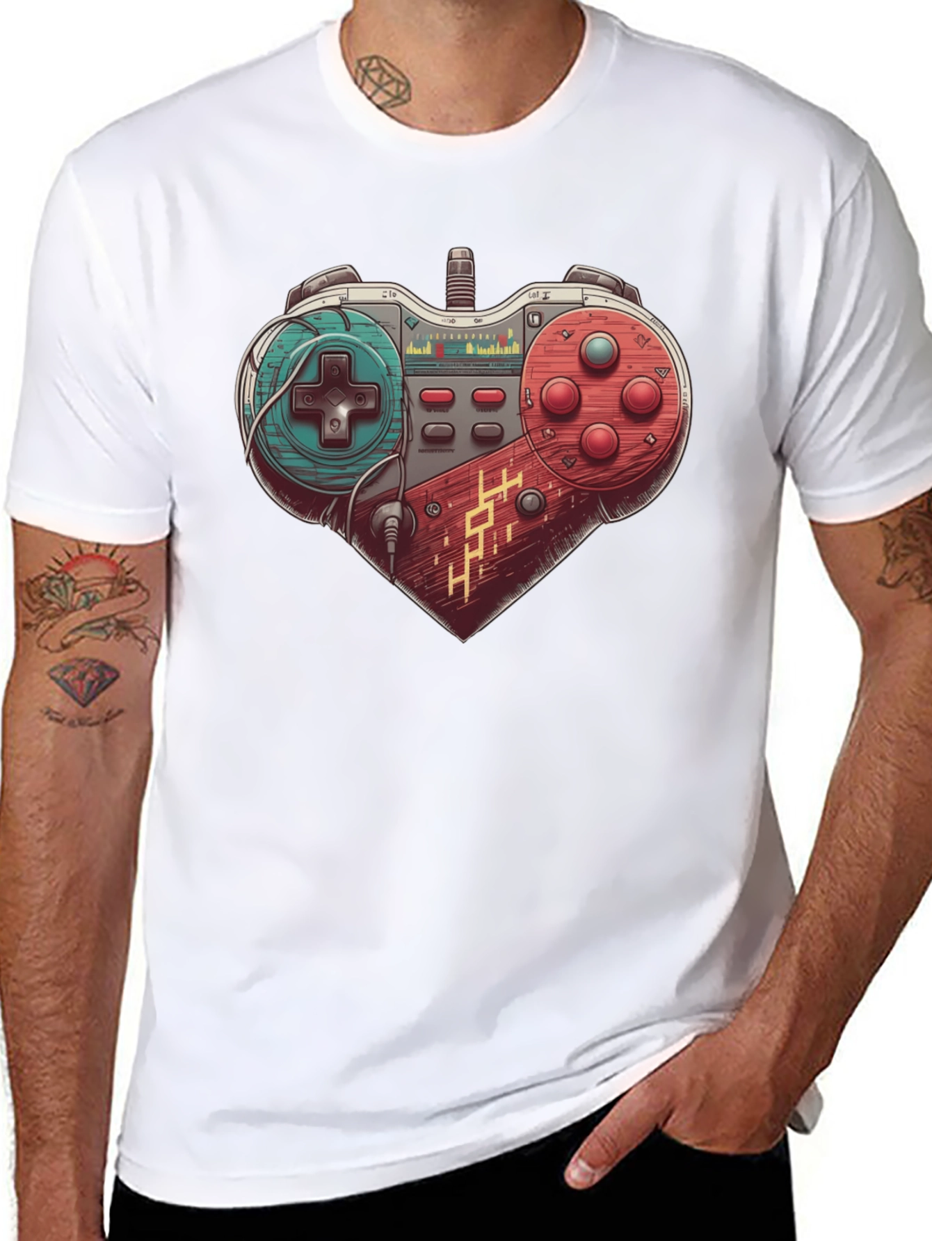Gamer Heart T-Shirt - Controller Love