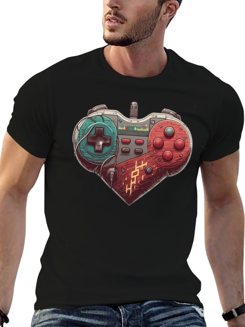 Gamer Heart T-Shirt - Controller Love