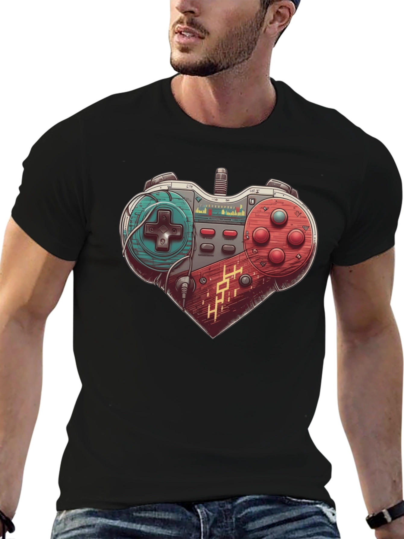 Gamer Heart T-Shirt - Controller Love