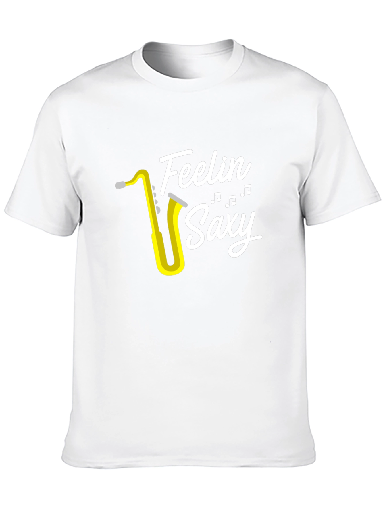 Feelin Saxy Graphic T-Shirt - Black