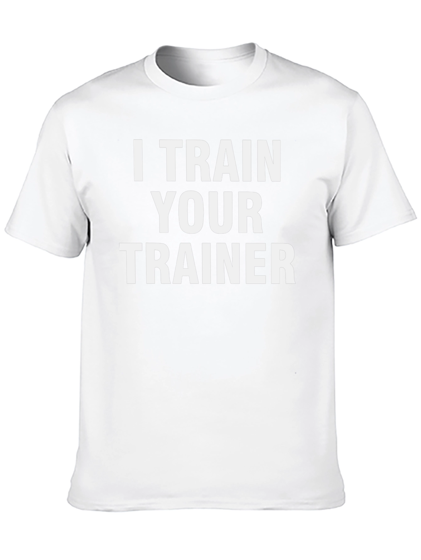 I Train Your Trainer Black Graphic T-Shirt