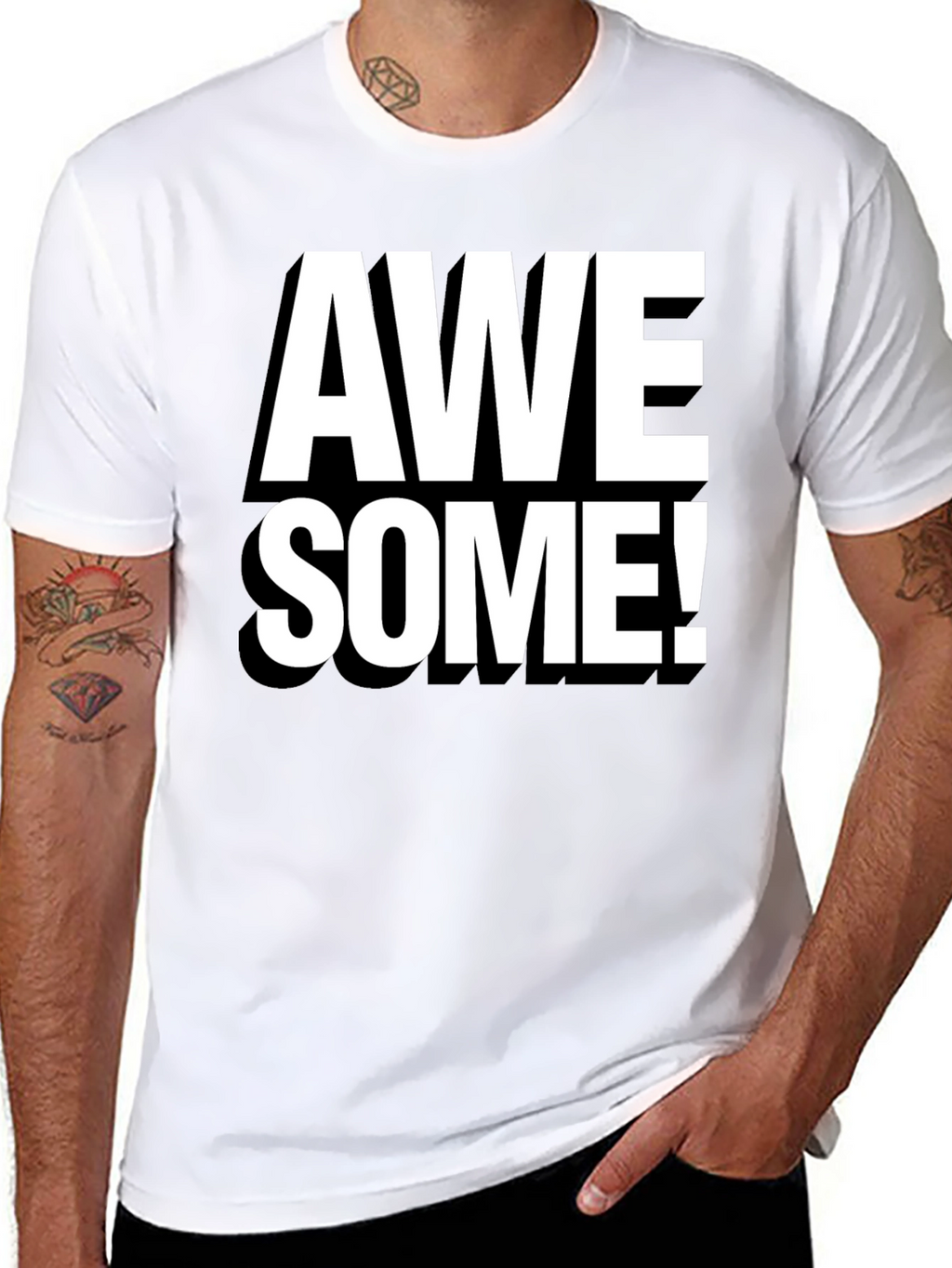 Awesome Graphic Tee - Bold Statement Shirt