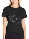 Be Joyful T-Shirt - Romans 12:12