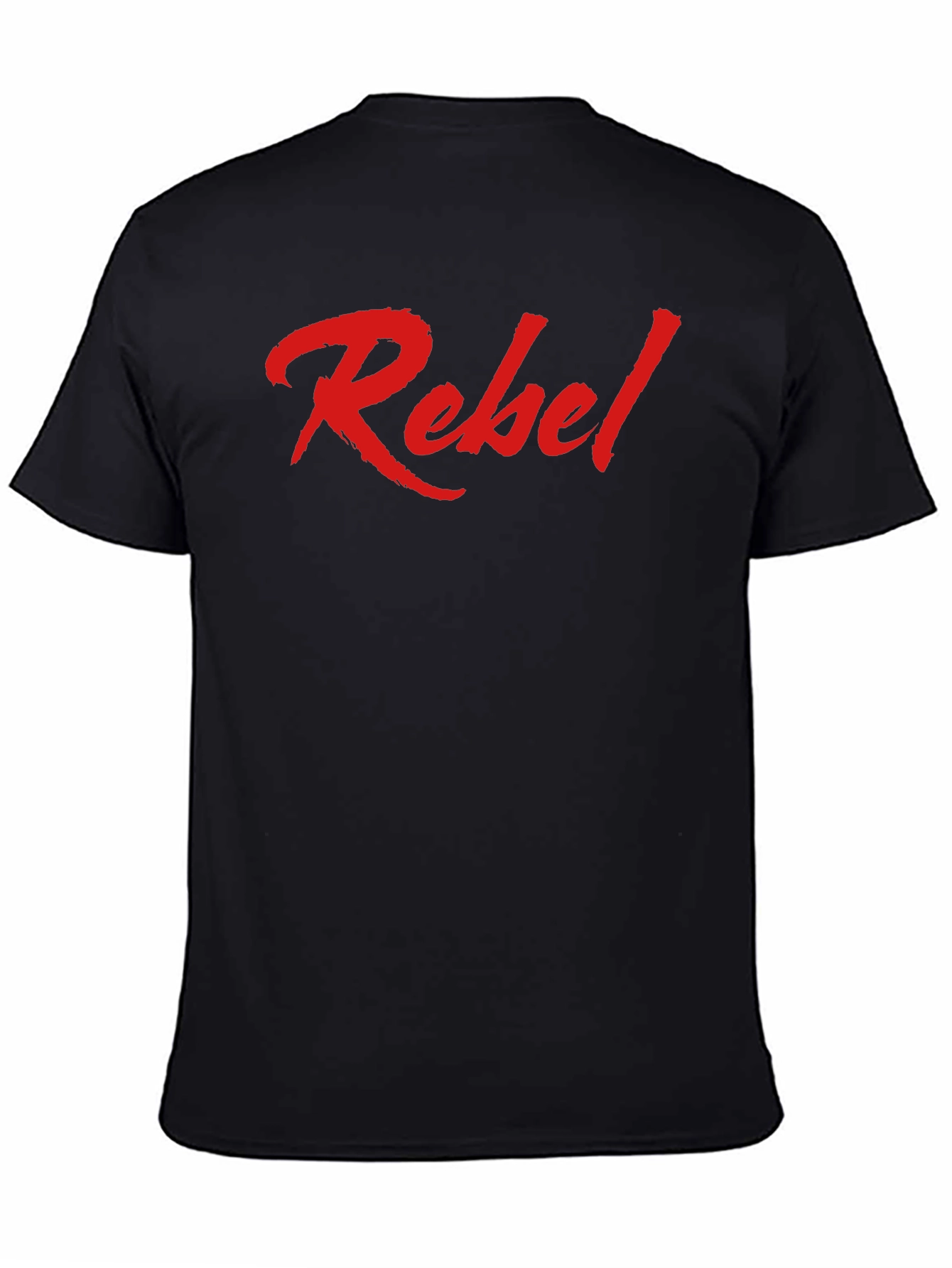 Rebel Graphic Tee - Mens Fashion Casual Crewneck