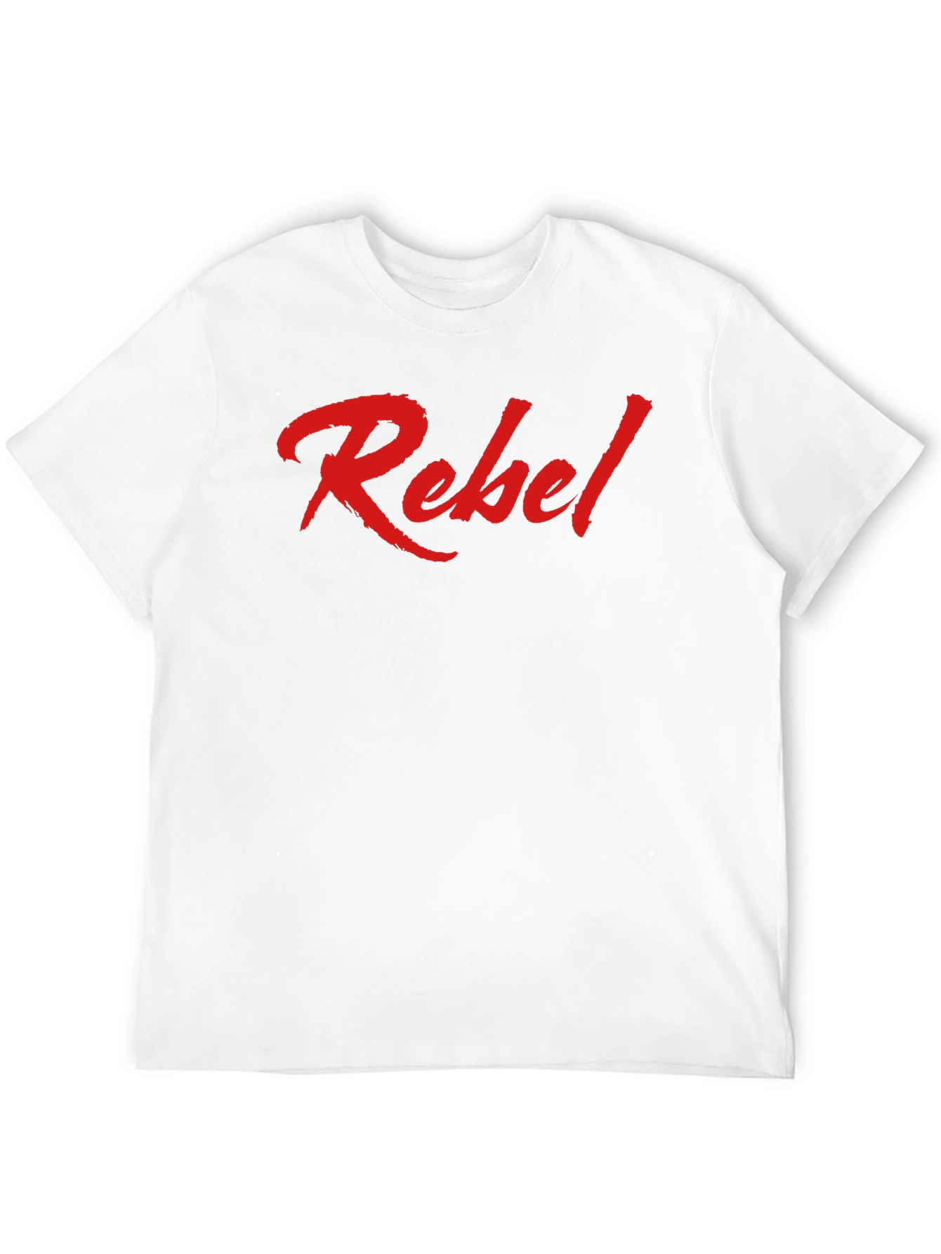 Rebel Graphic Tee - Mens Fashion Casual Crewneck