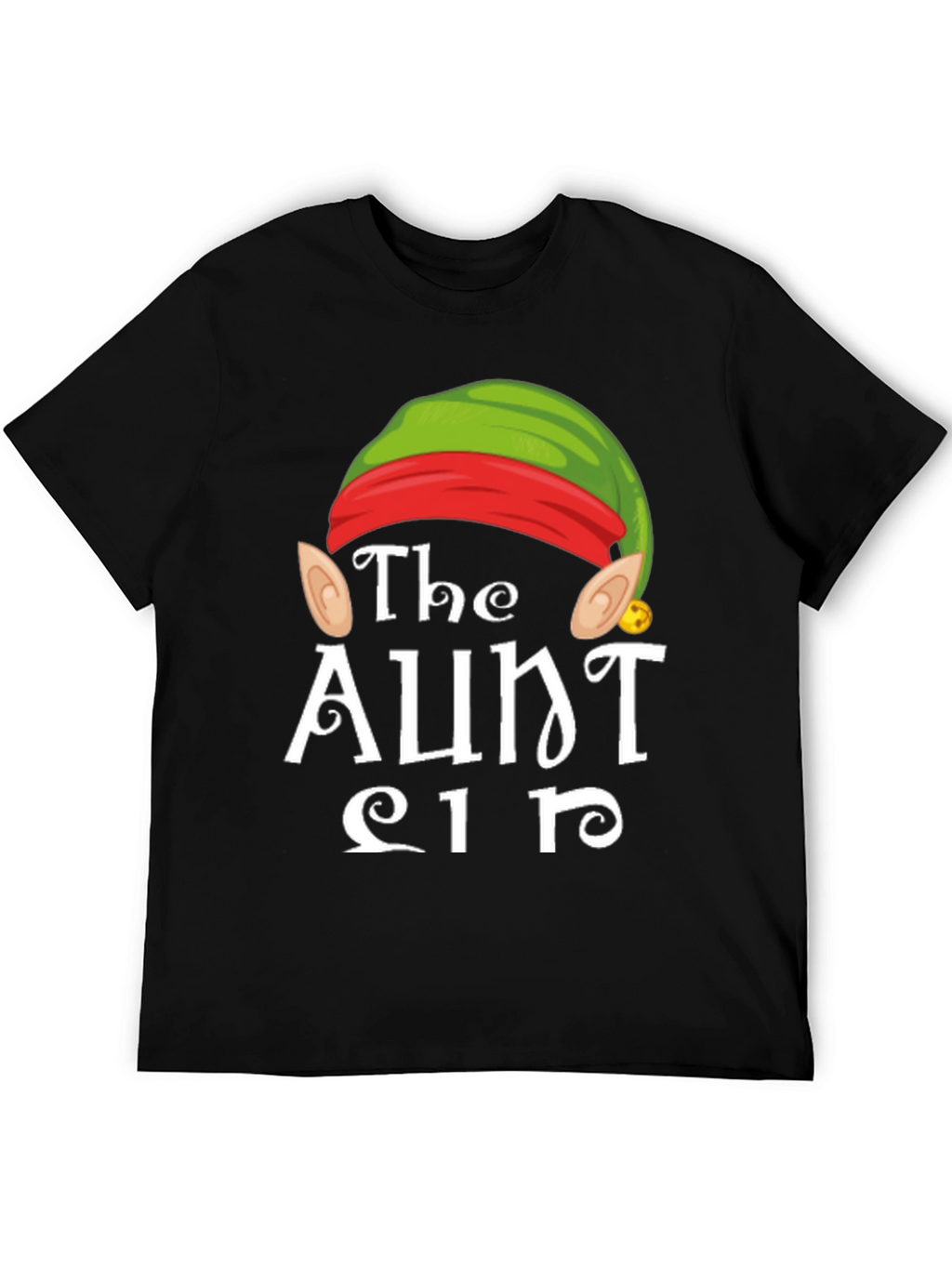 The Aunt Elf T-Shirt Funny Christmas Holiday Tee
