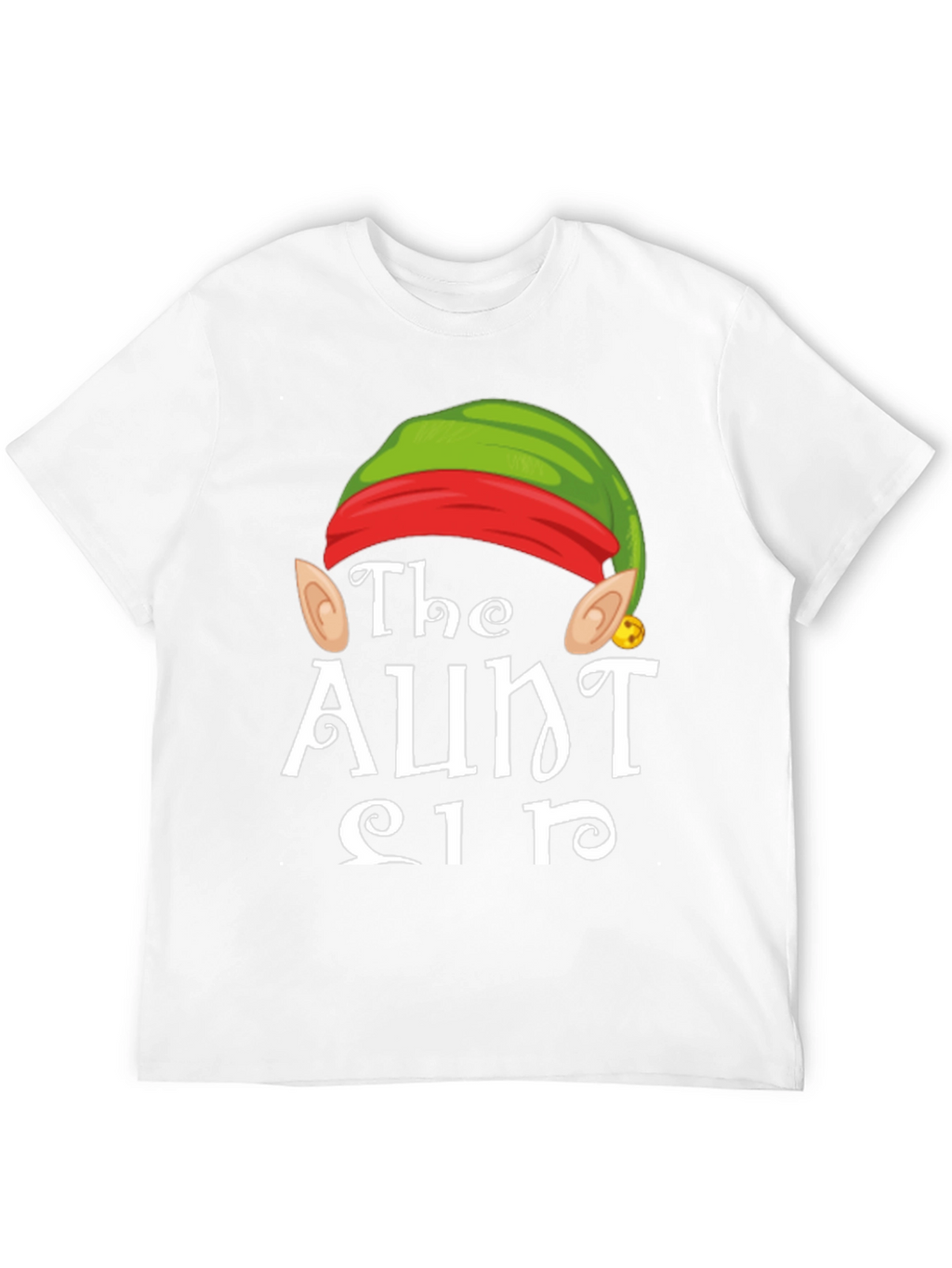 The Aunt Elf T-Shirt Funny Christmas Holiday Tee
