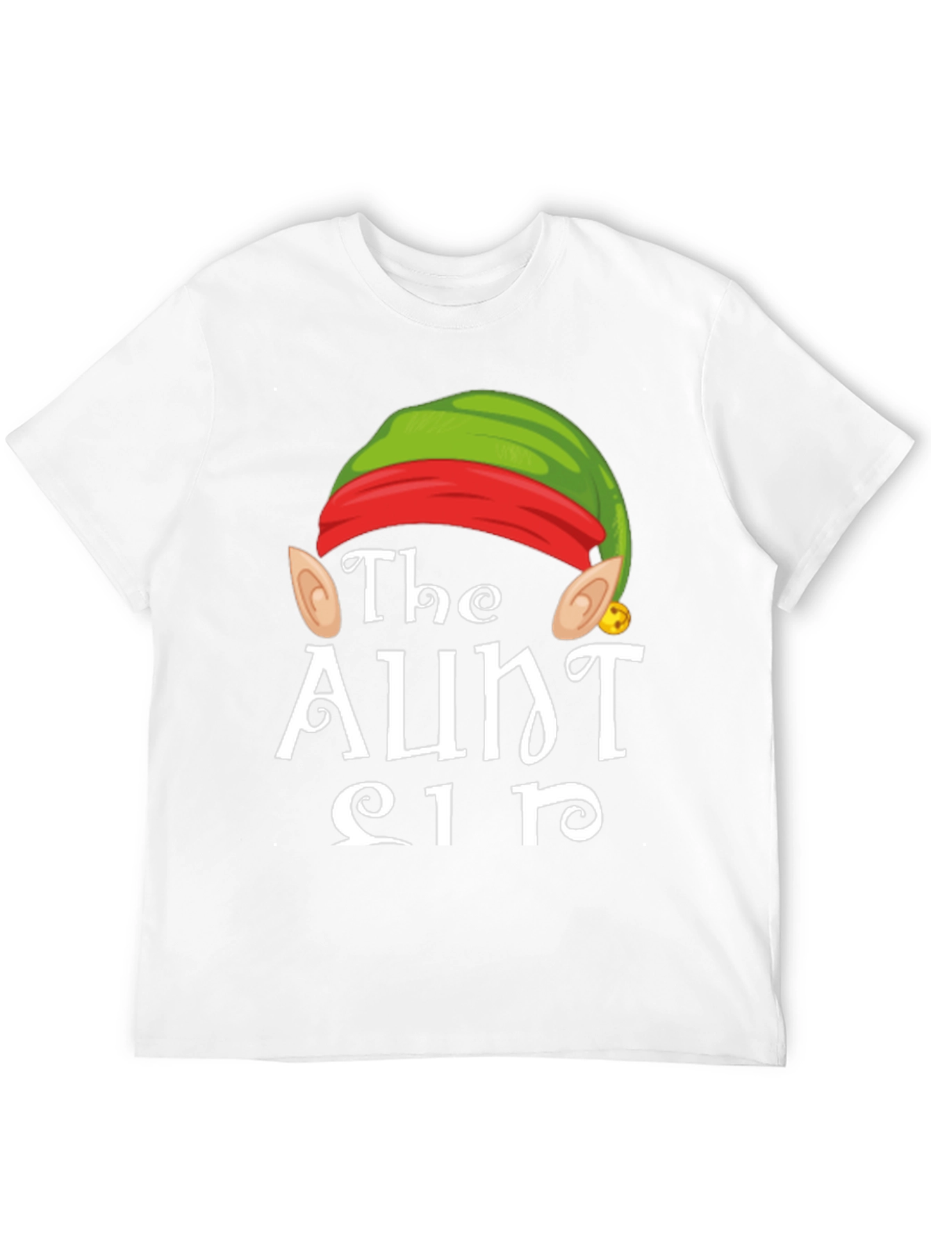 The Aunt Elf T-Shirt Funny Christmas Holiday Tee