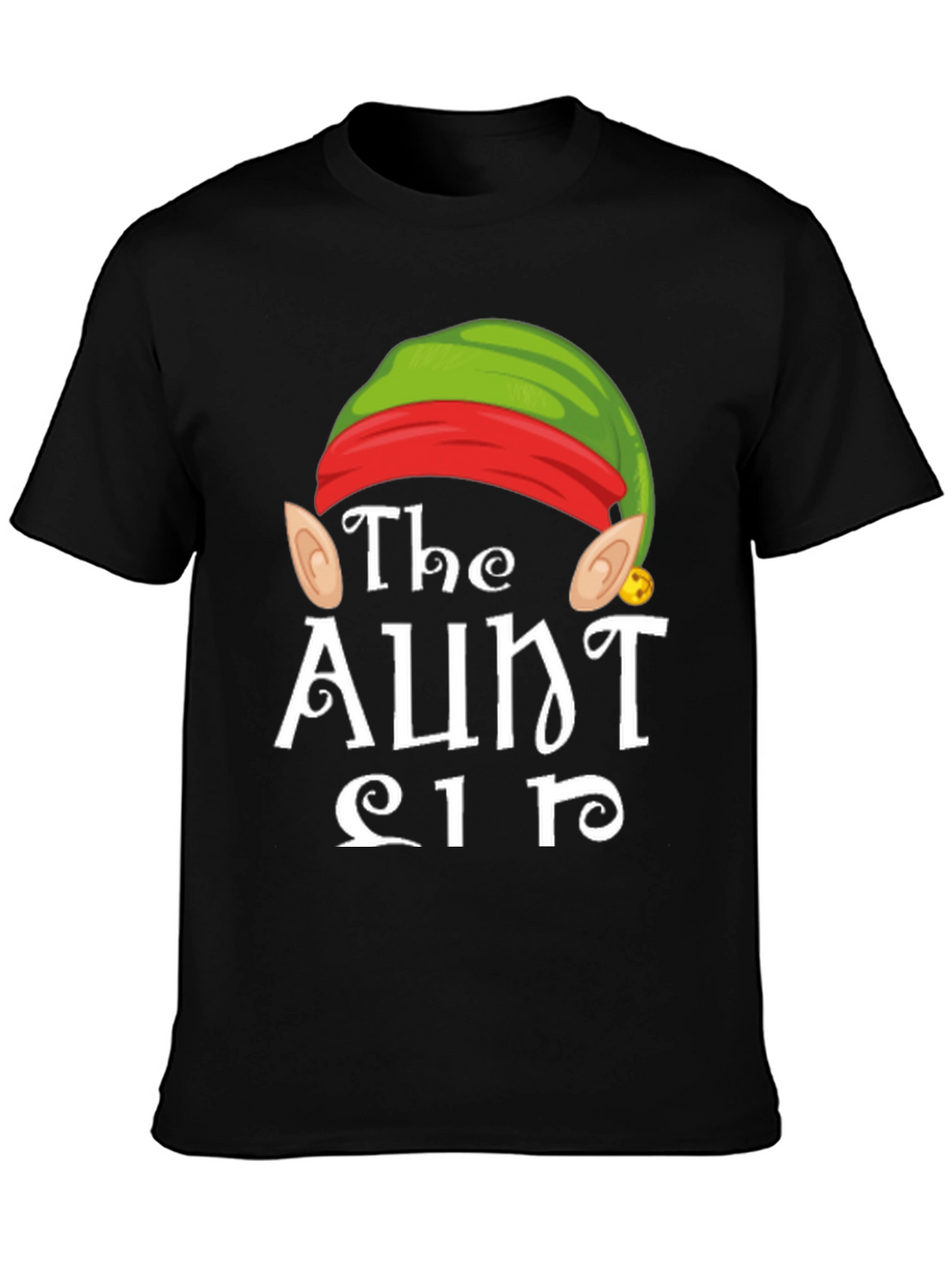 The Aunt Elf T-Shirt Funny Christmas Holiday Tee