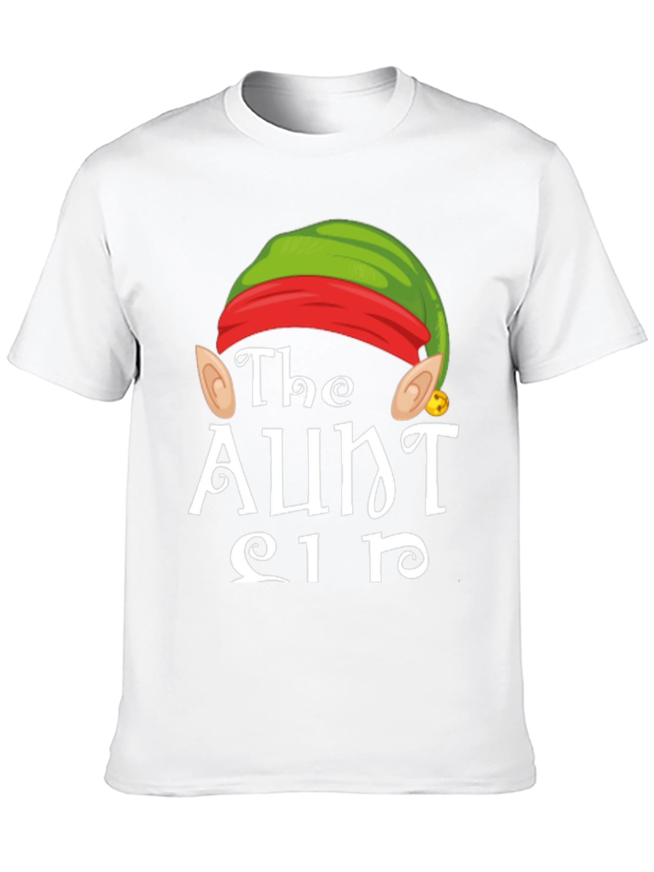 The Aunt Elf T-Shirt Funny Christmas Holiday Tee