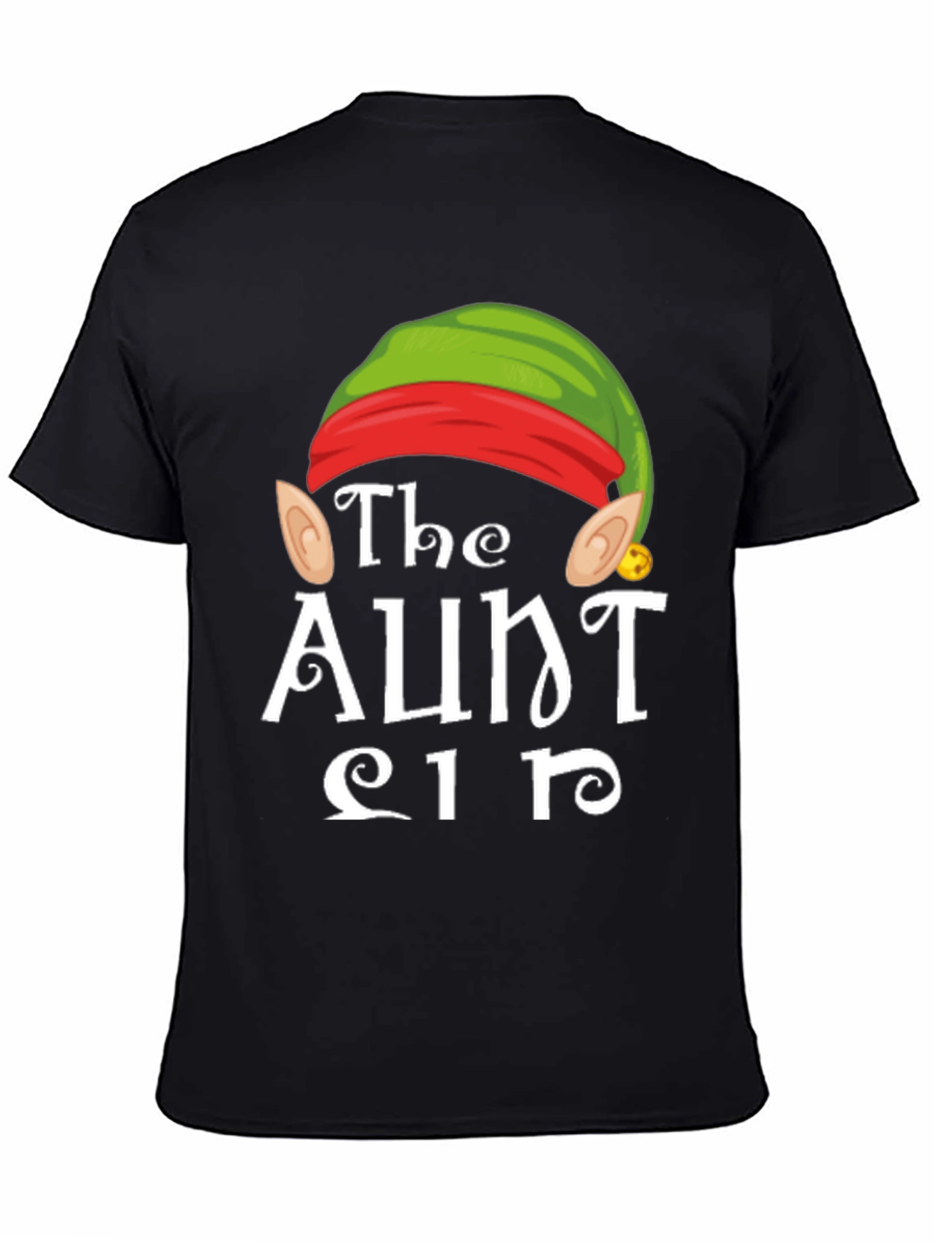 The Aunt Elf T-Shirt Funny Christmas Holiday Tee