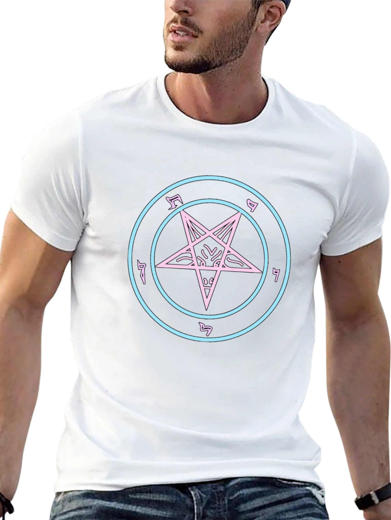 Occult Star Graphic Tee - Black