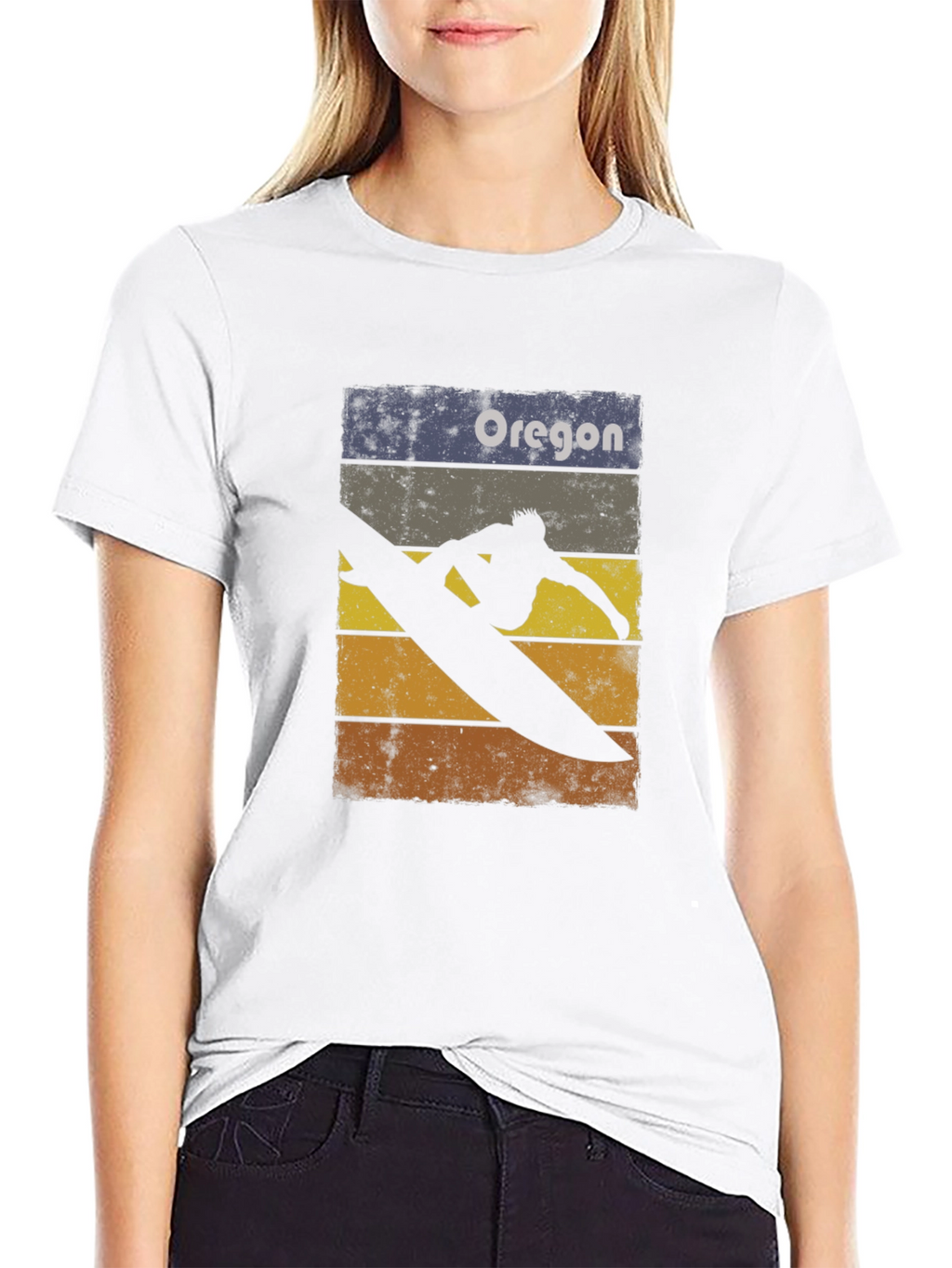 Oregon Surfer Graphic T-Shirt
