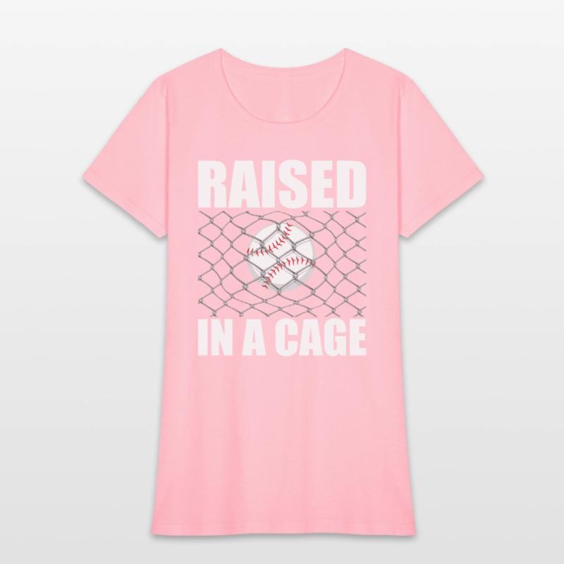 Raised In A Cage baseball lovers shirt