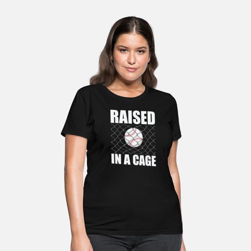 Raised In A Cage baseball lovers shirt