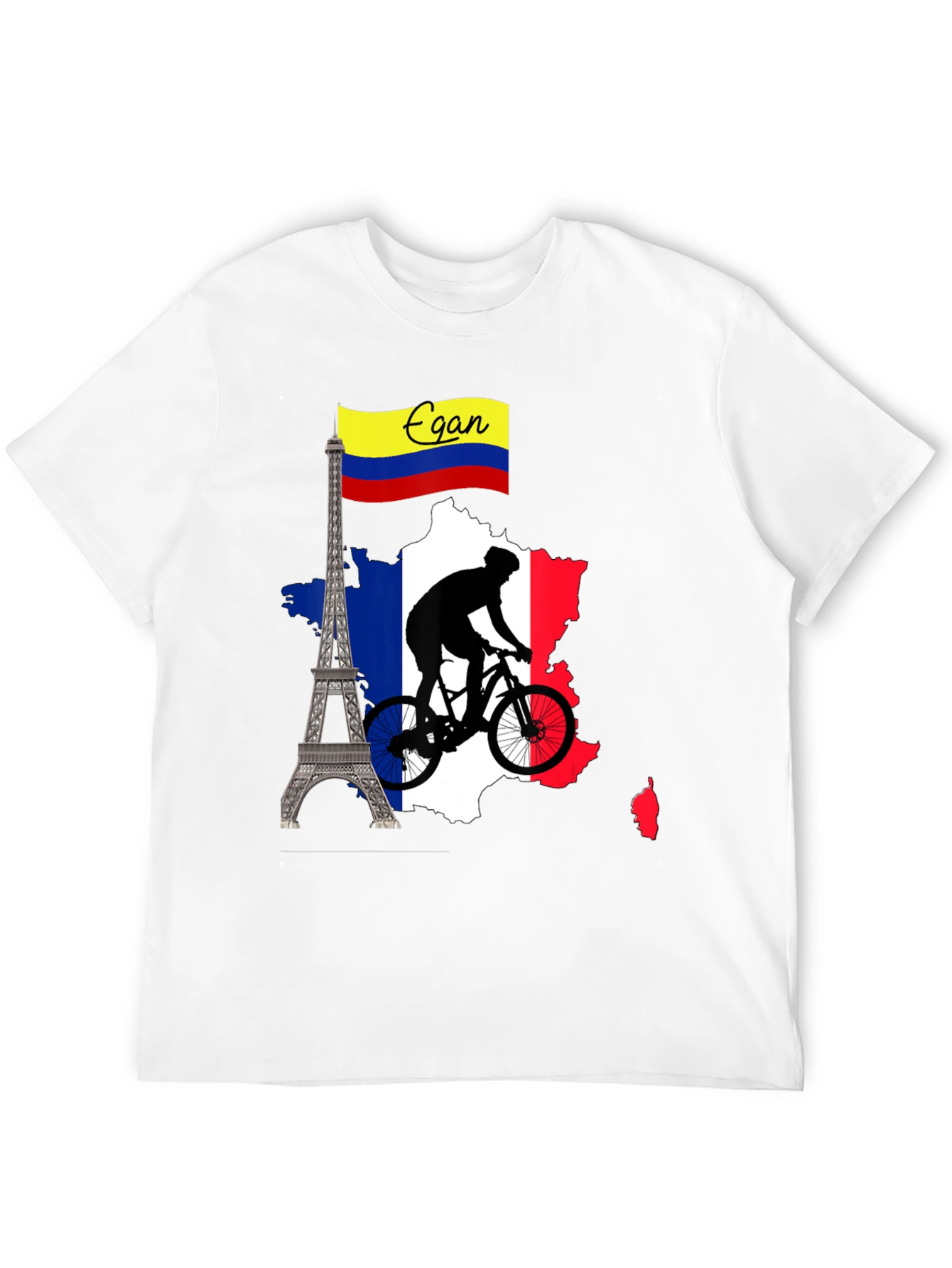 Egan France Cycling Tee - Tour de France Inspired Shirt