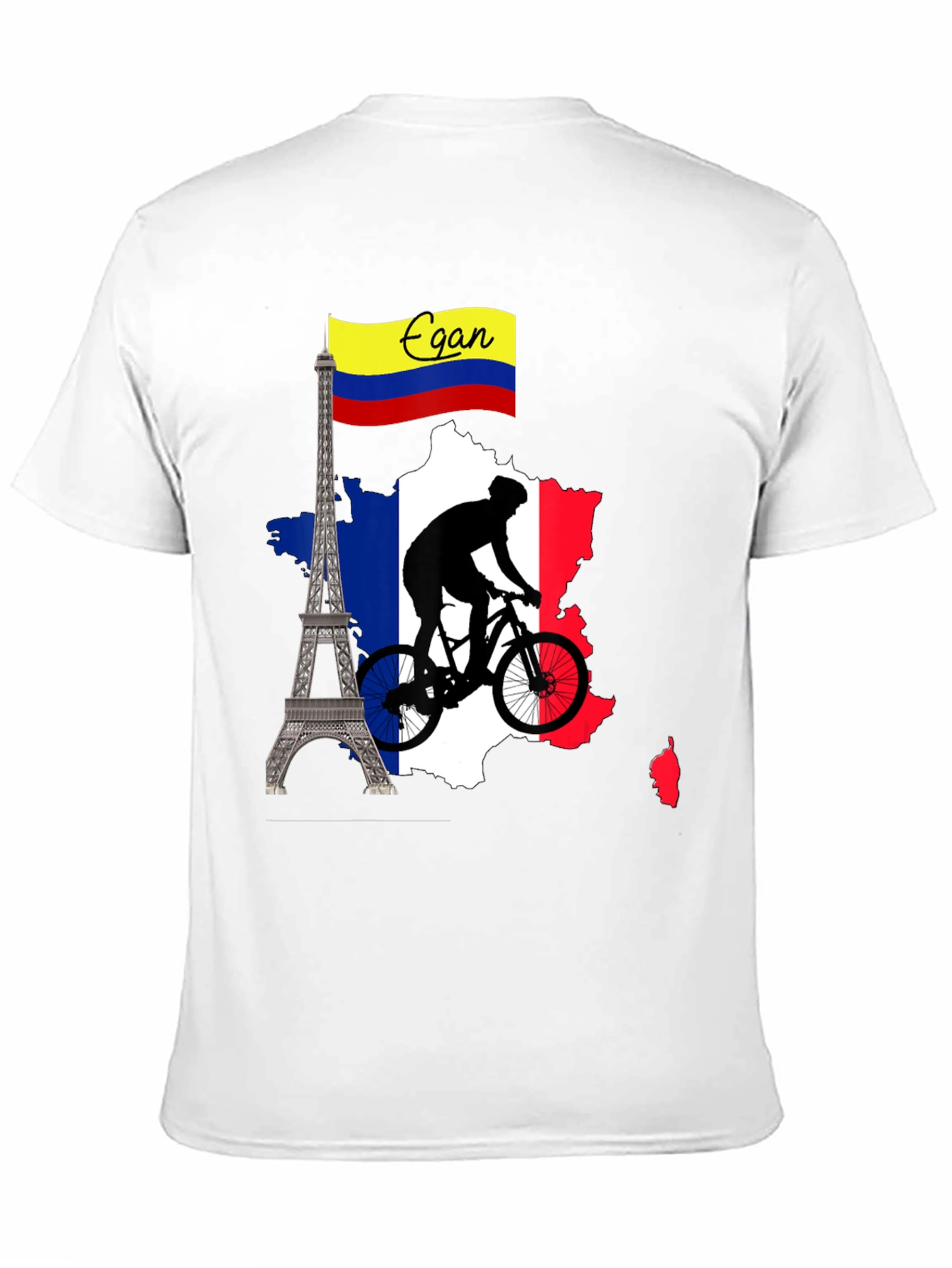 Egan France Cycling Tee - Tour de France Inspired Shirt