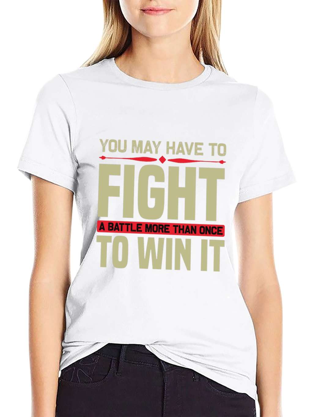 Motivational Fight T-Shirt - Win the Battle!