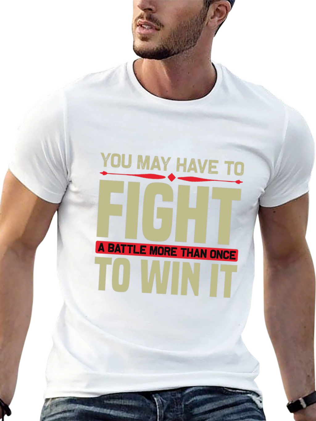 Motivational Fight T-Shirt - Win the Battle!